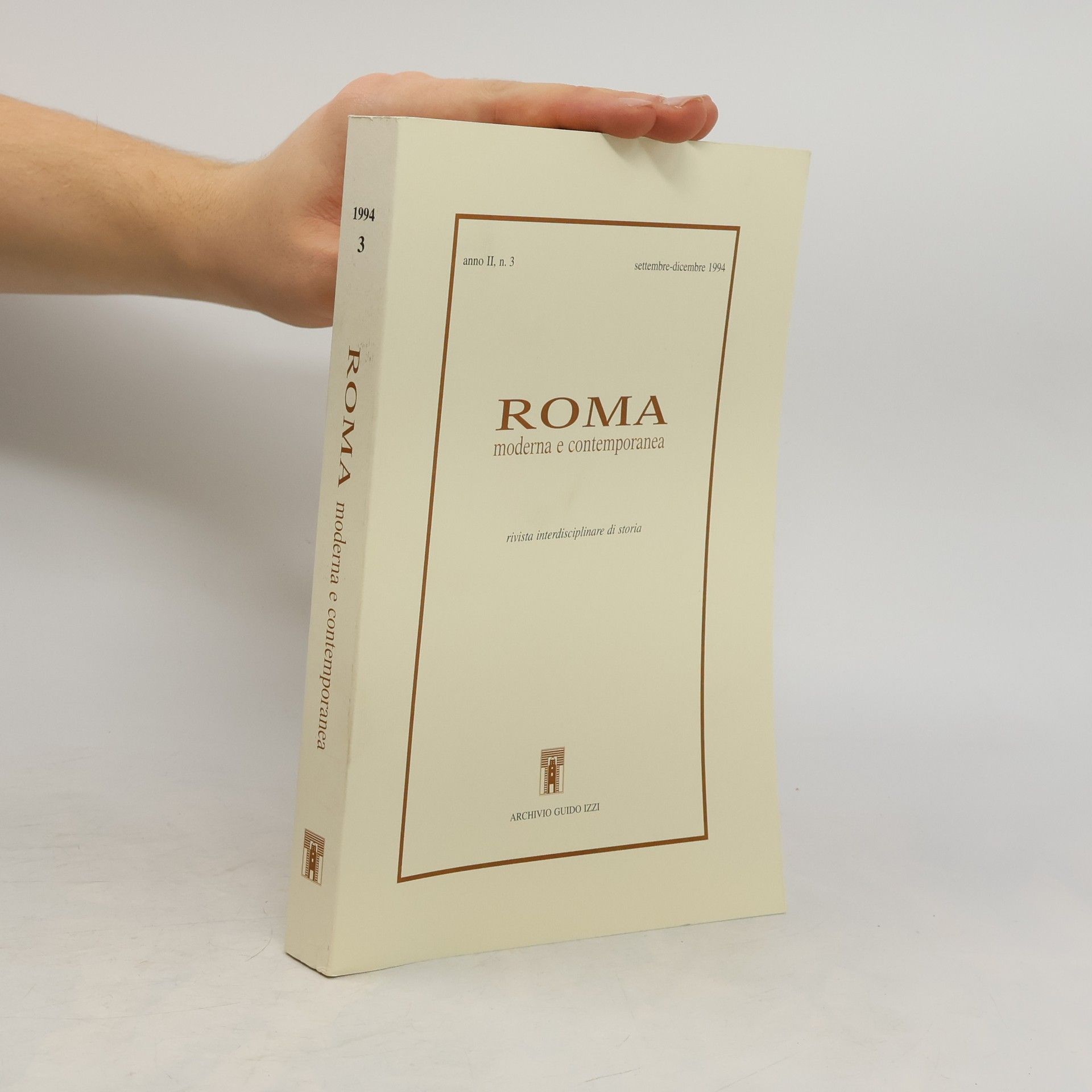 Kolektiv autorů Roma moderna e contemporanea II, n. 3