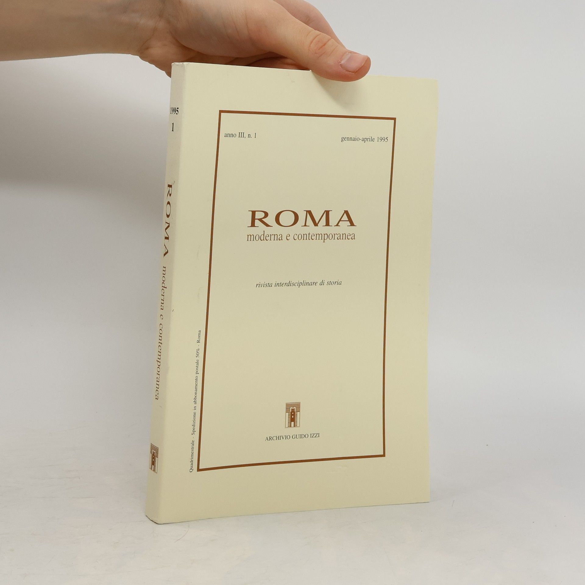 AA.VV. Roma moderna e contemporanea III, n. 1