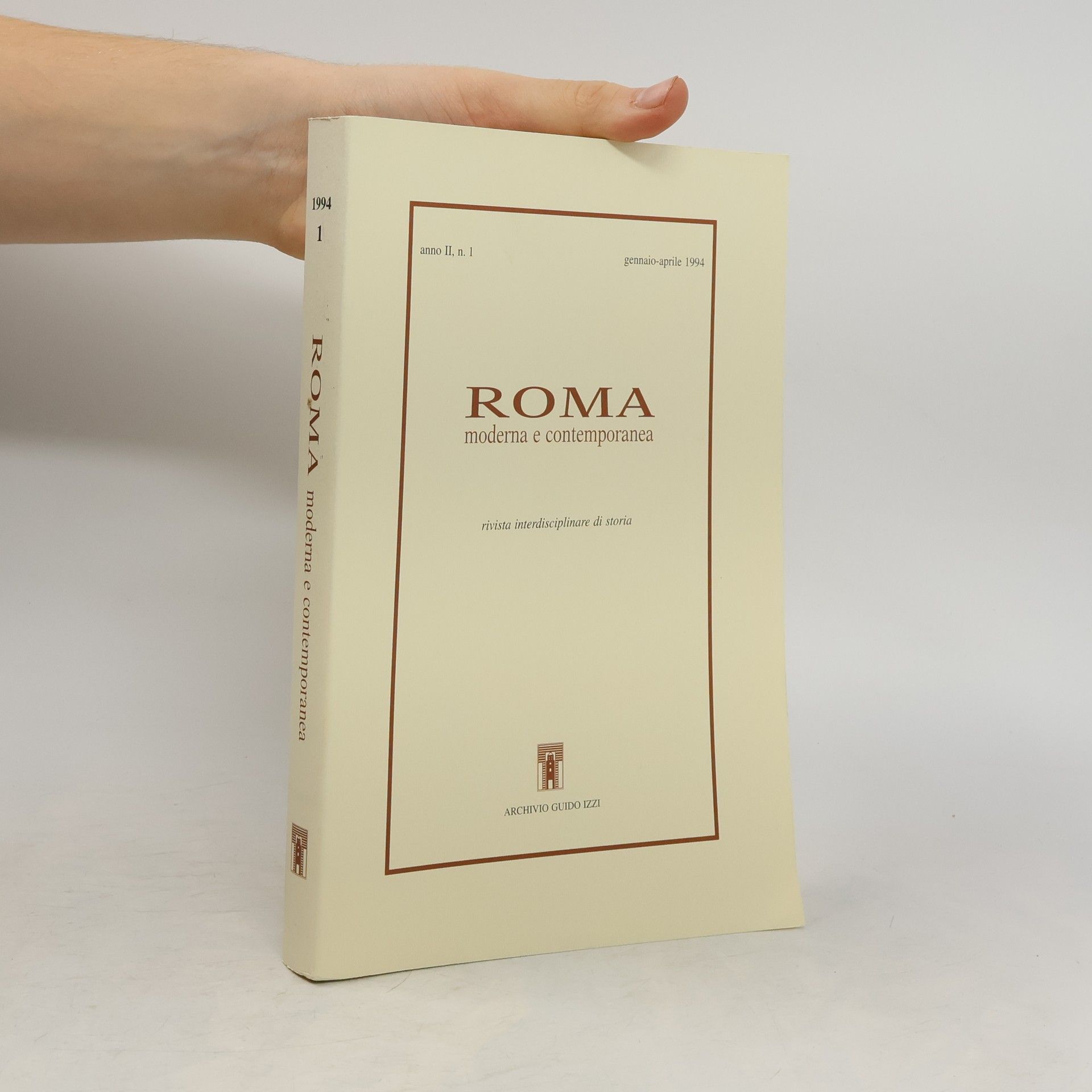 AA.VV. Roma moderna e contemporanea II, n. 1