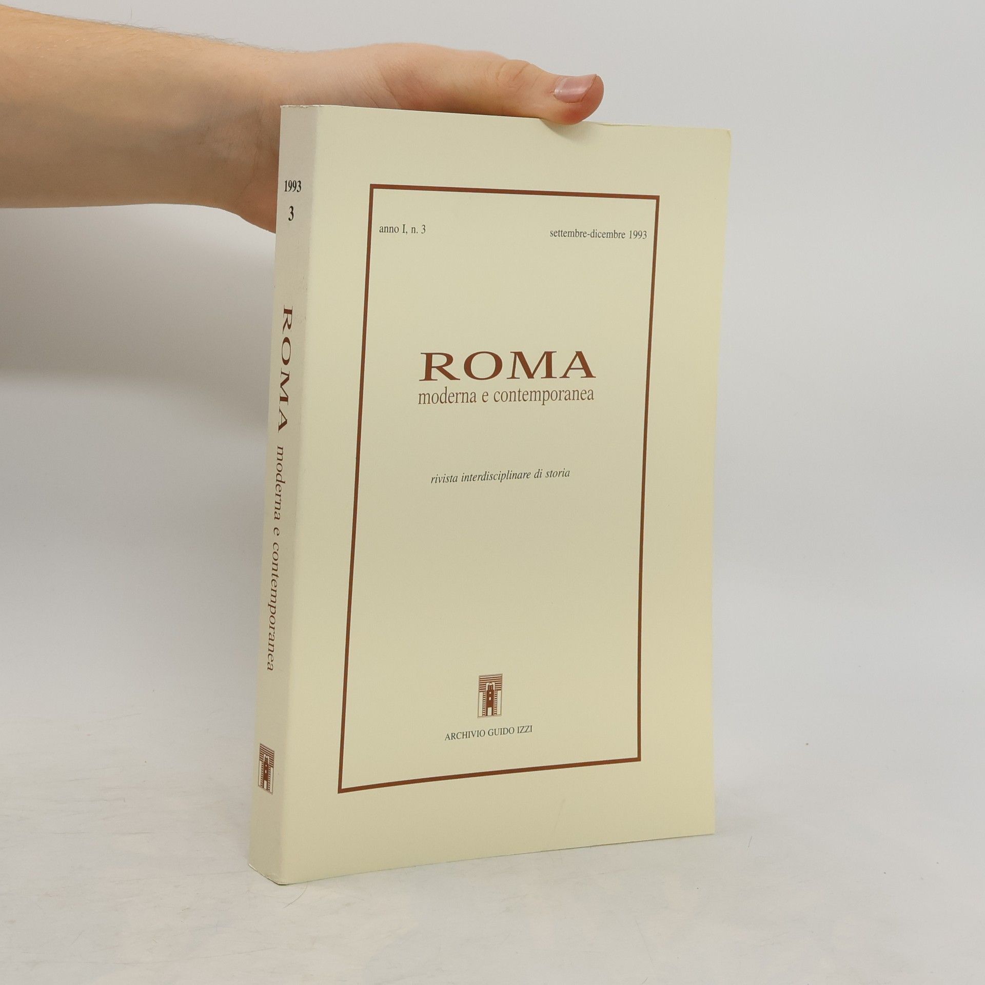AA.VV. Roma moderna e contemporanea I, n. 3
