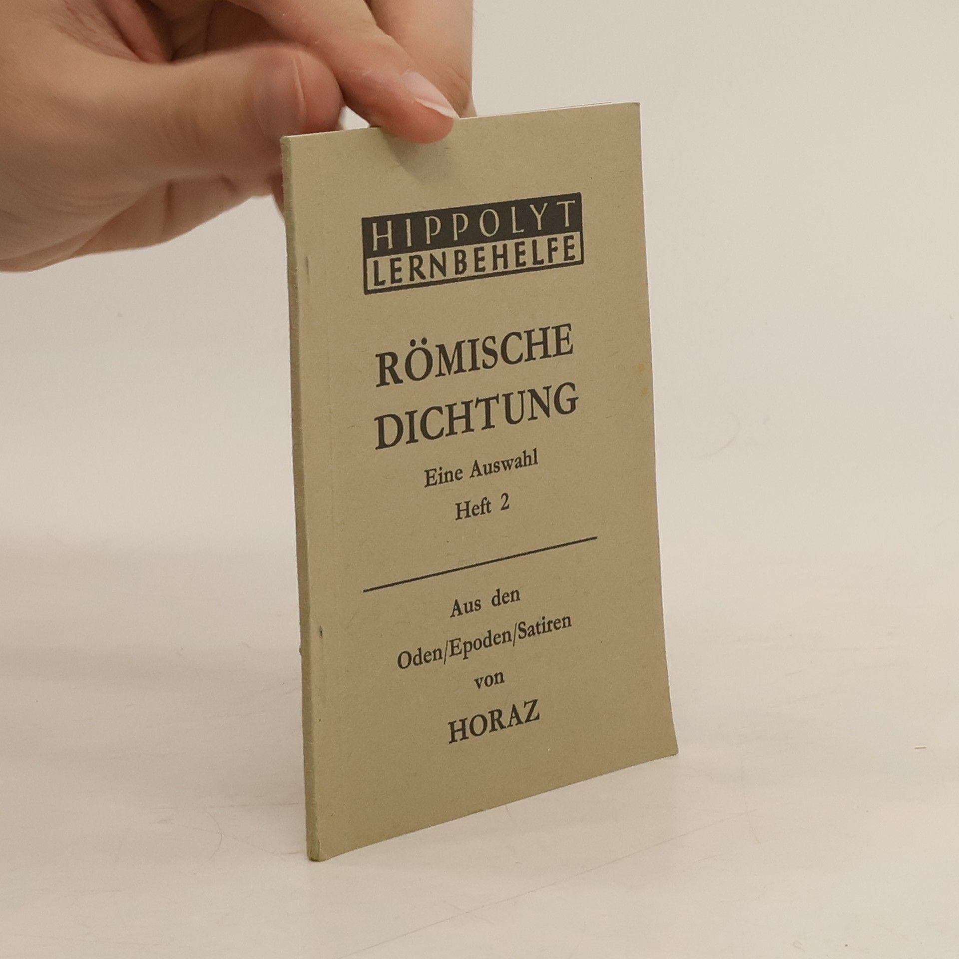 Horace Römische Dichtung