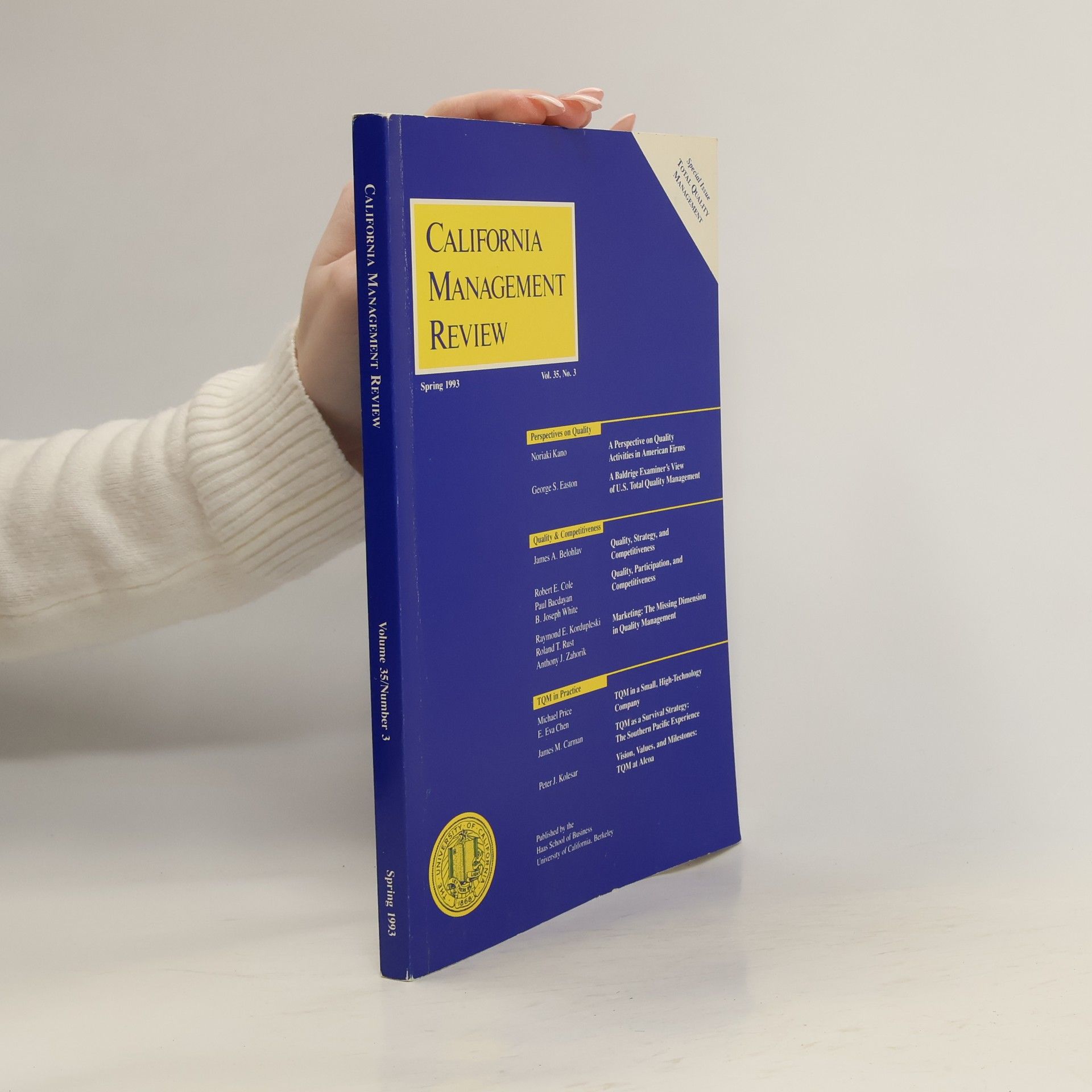 Collectif d'auteurs California Management Review. Vol. 35. No. 3