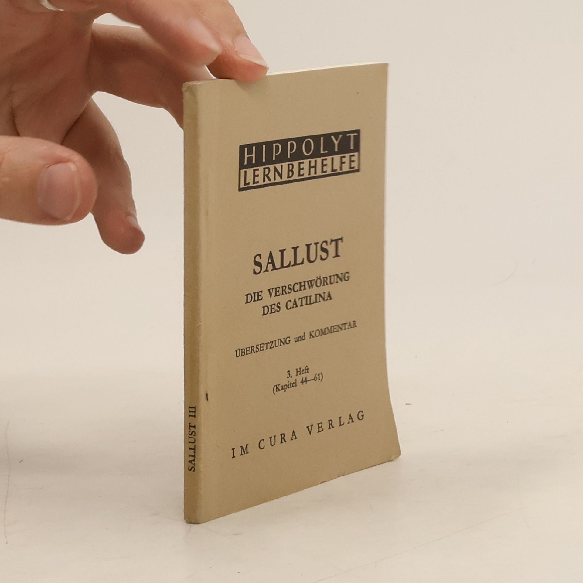 Gaius Sallustius Crispus Die Verschwörung des Catilina