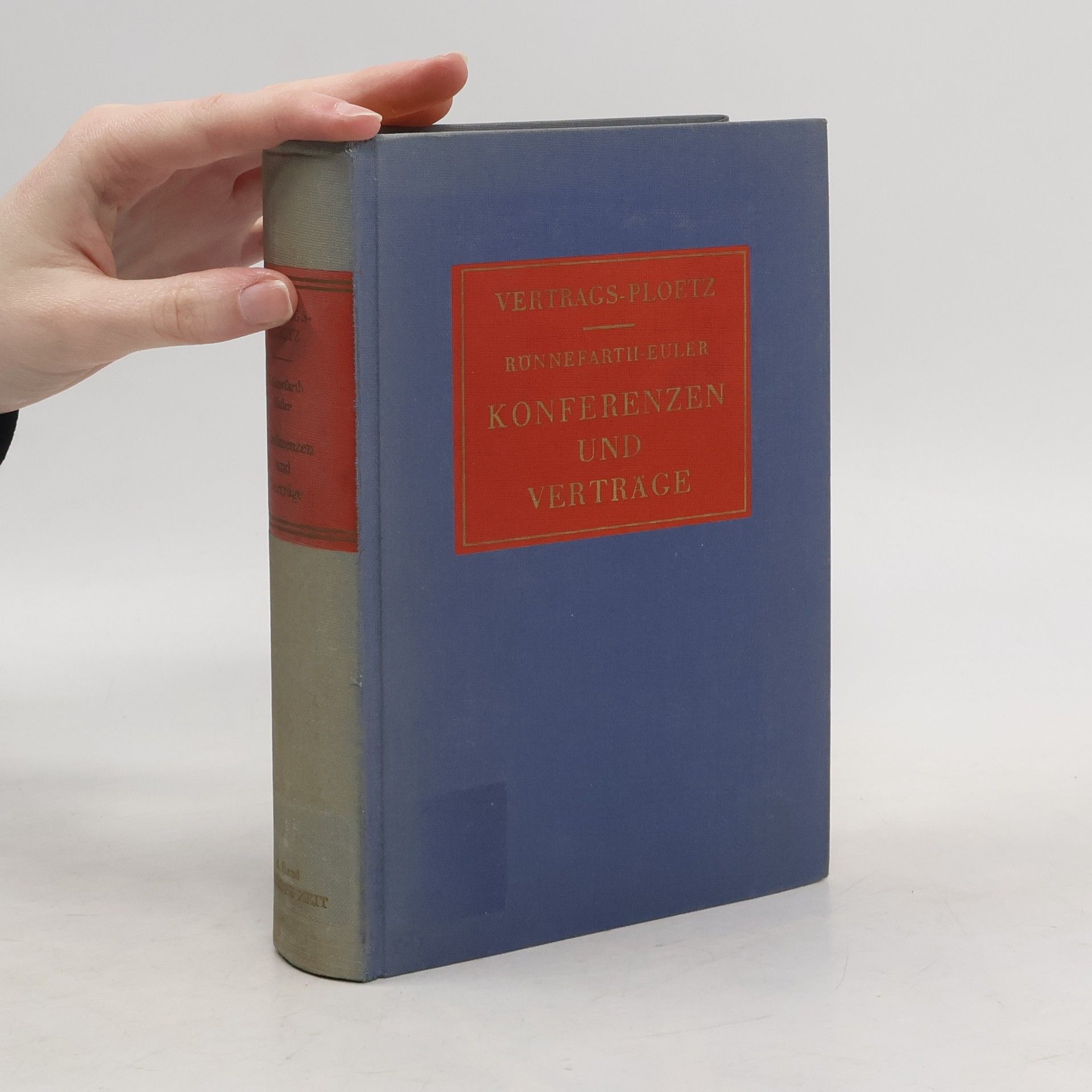 Heinrich Euler Konferenzen und Verträge