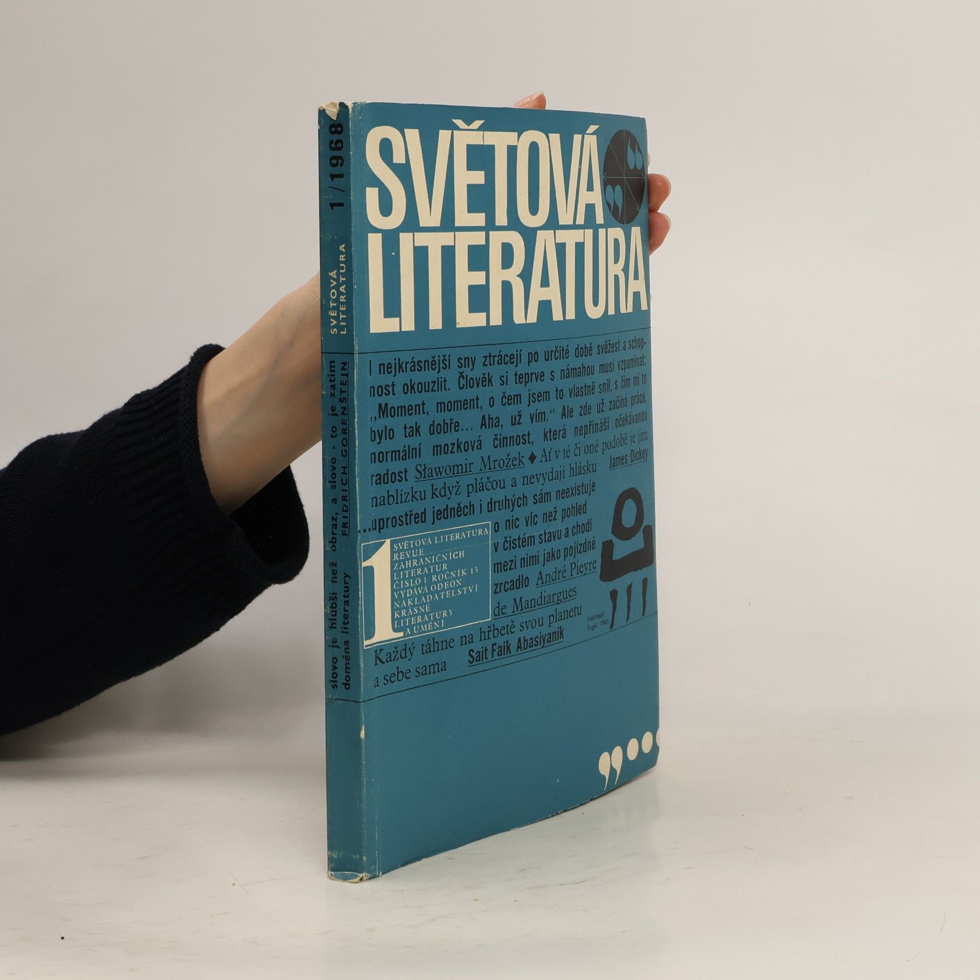 Kolektív autorov Světová Literatura 1/1968