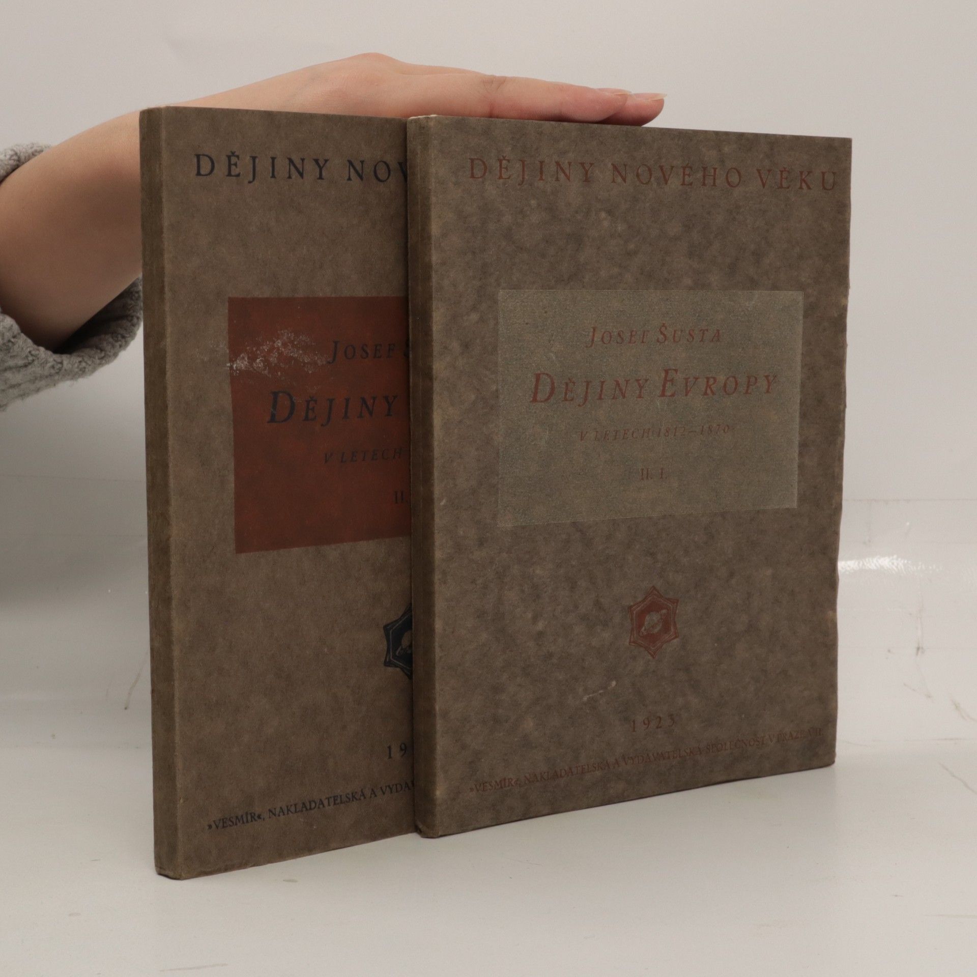 Josef Šusta Dějiny Evropy v letech 1812-1870 (I. 1. a II. 2.)