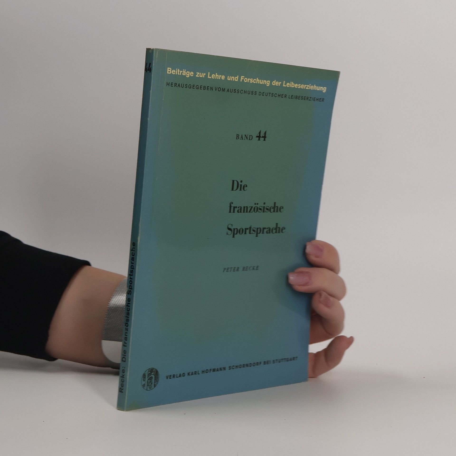 Peter Recke Die französische Sportsprache