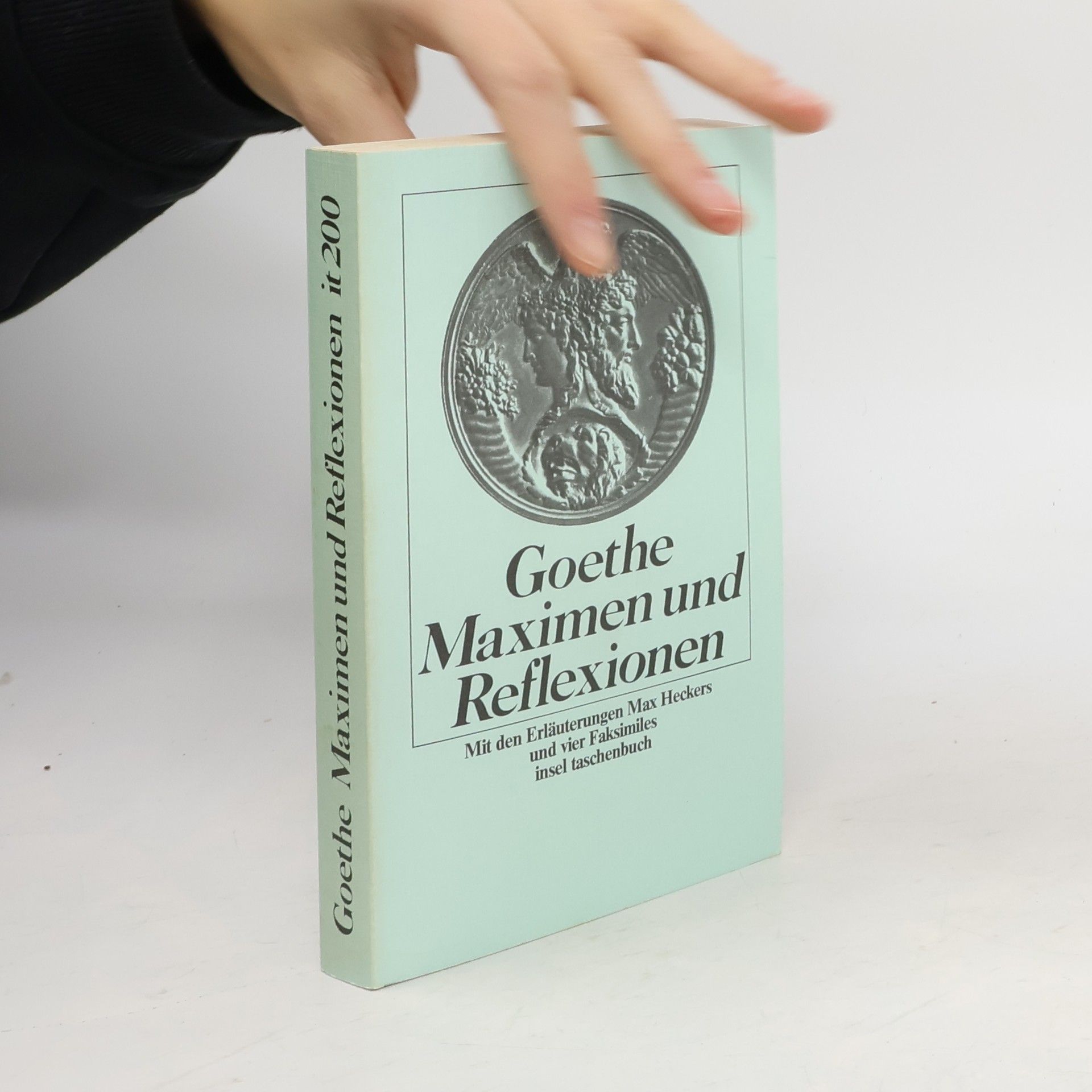 Johann Wolfgang von Goethe Goethe Maximen und Reflexionen