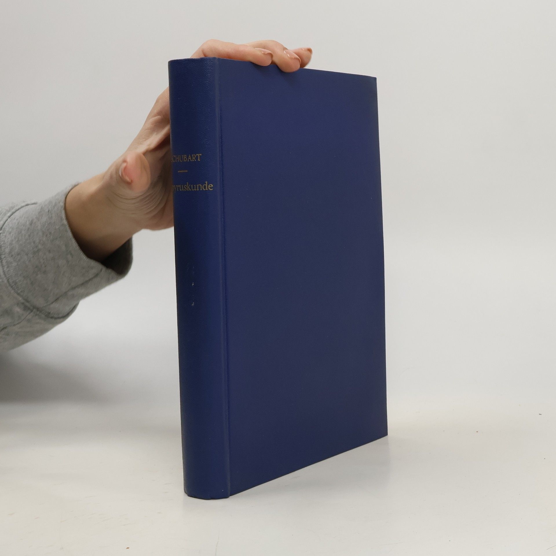 Wilhelm Schubart Einführung in die Papyruskunde