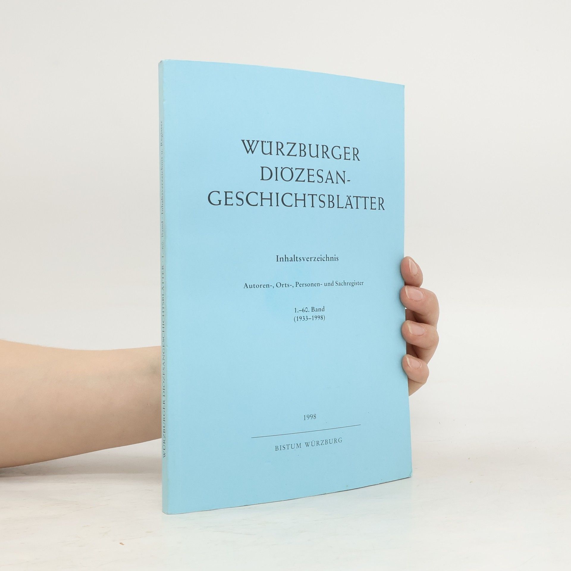 AA.VV. Würzburger Diözesangeschichtsblätter