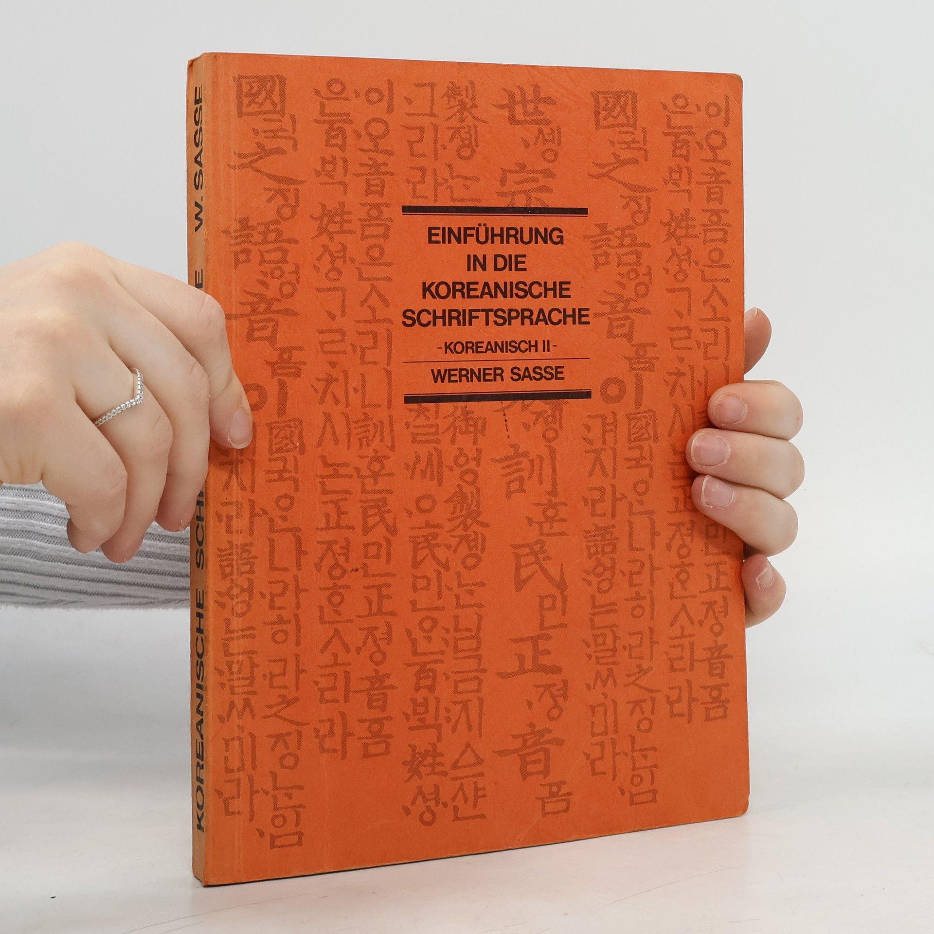 Werner Sasse Einführung in die koreanische Schriftsprache