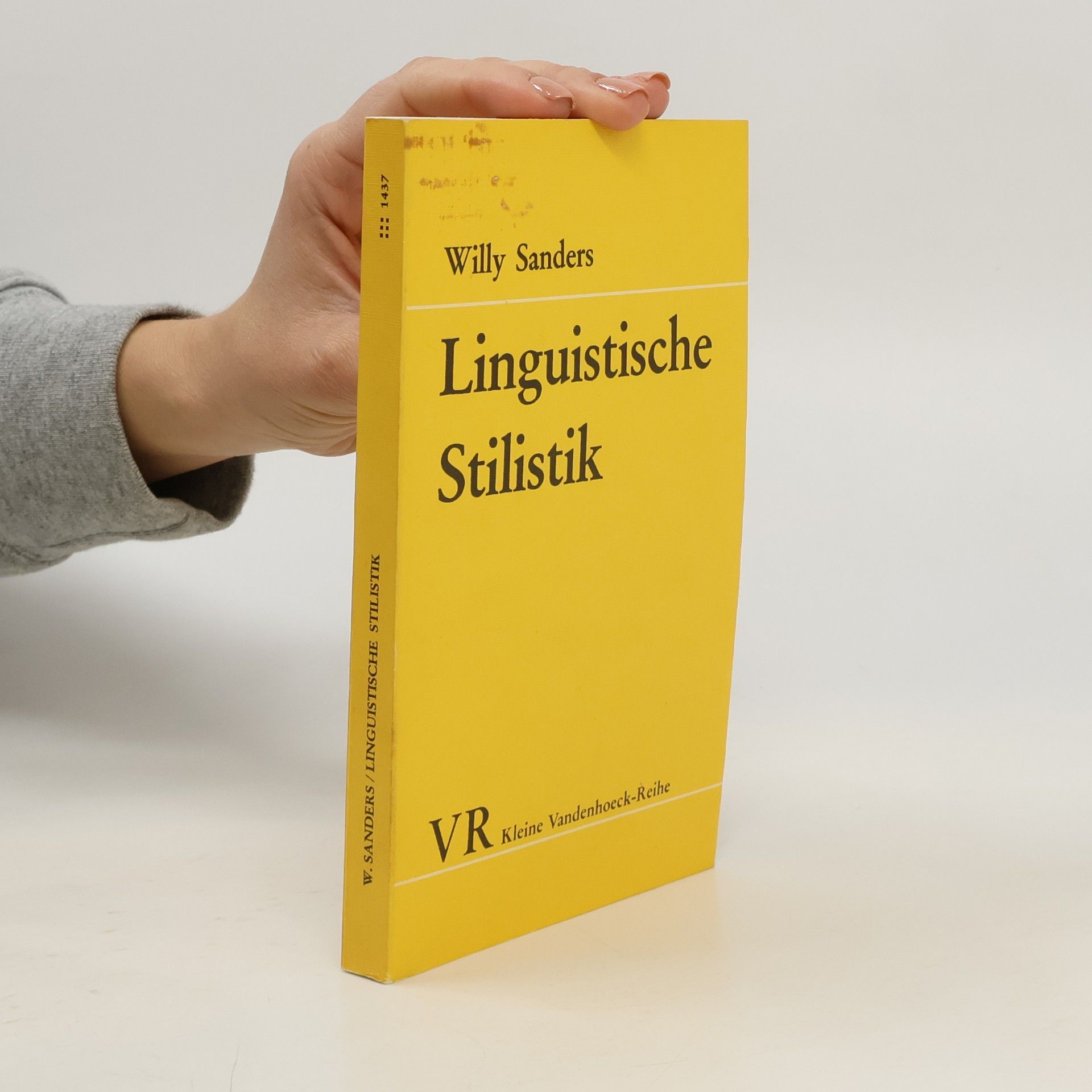 Willy Sanders Linguistische Stilistik