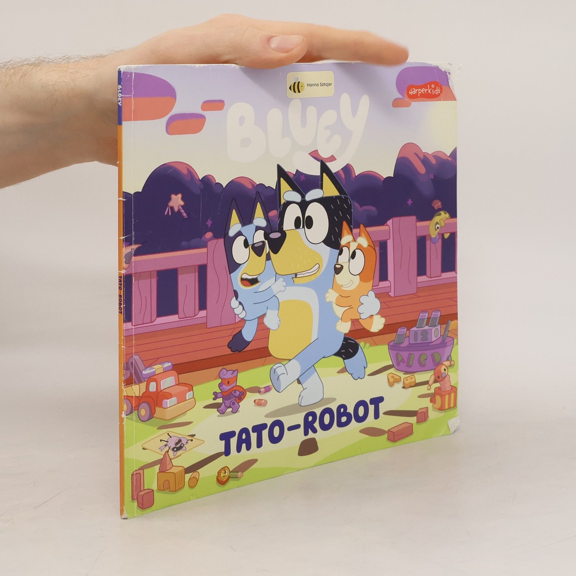 Hanna Malarowska LUDO Bluey. Tato-robot. Moja czytanka
