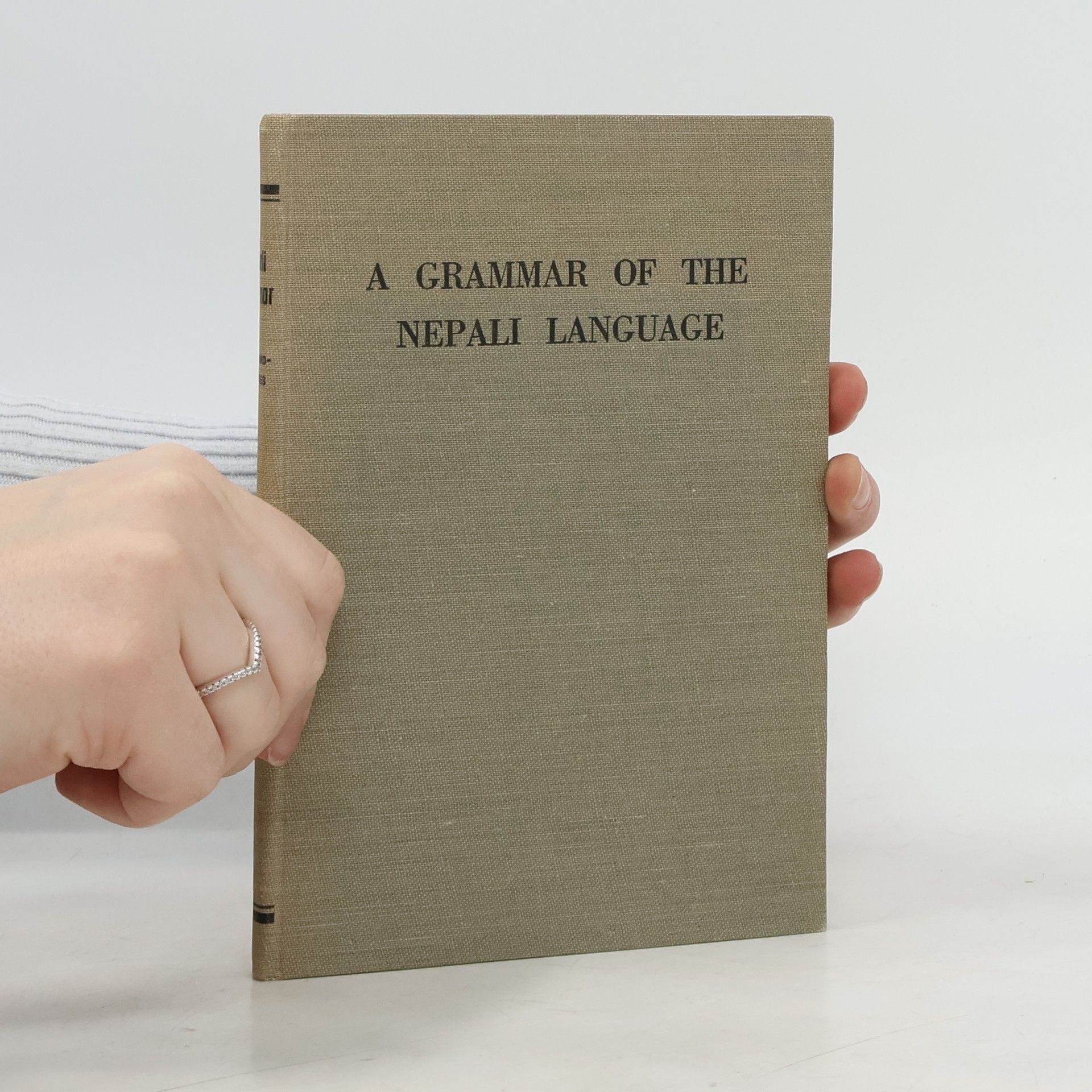 W. R. J. Morland Hughes A Grammar of the Nepali Language