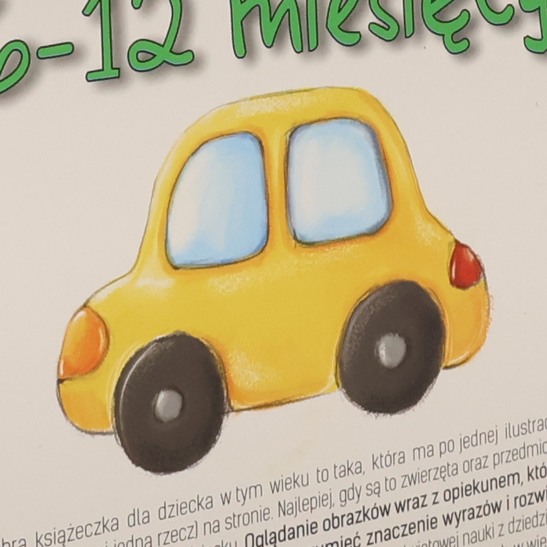 Nowa Seria Dobra Książeczka dla dzieci w wieku 6-12 miesięcy