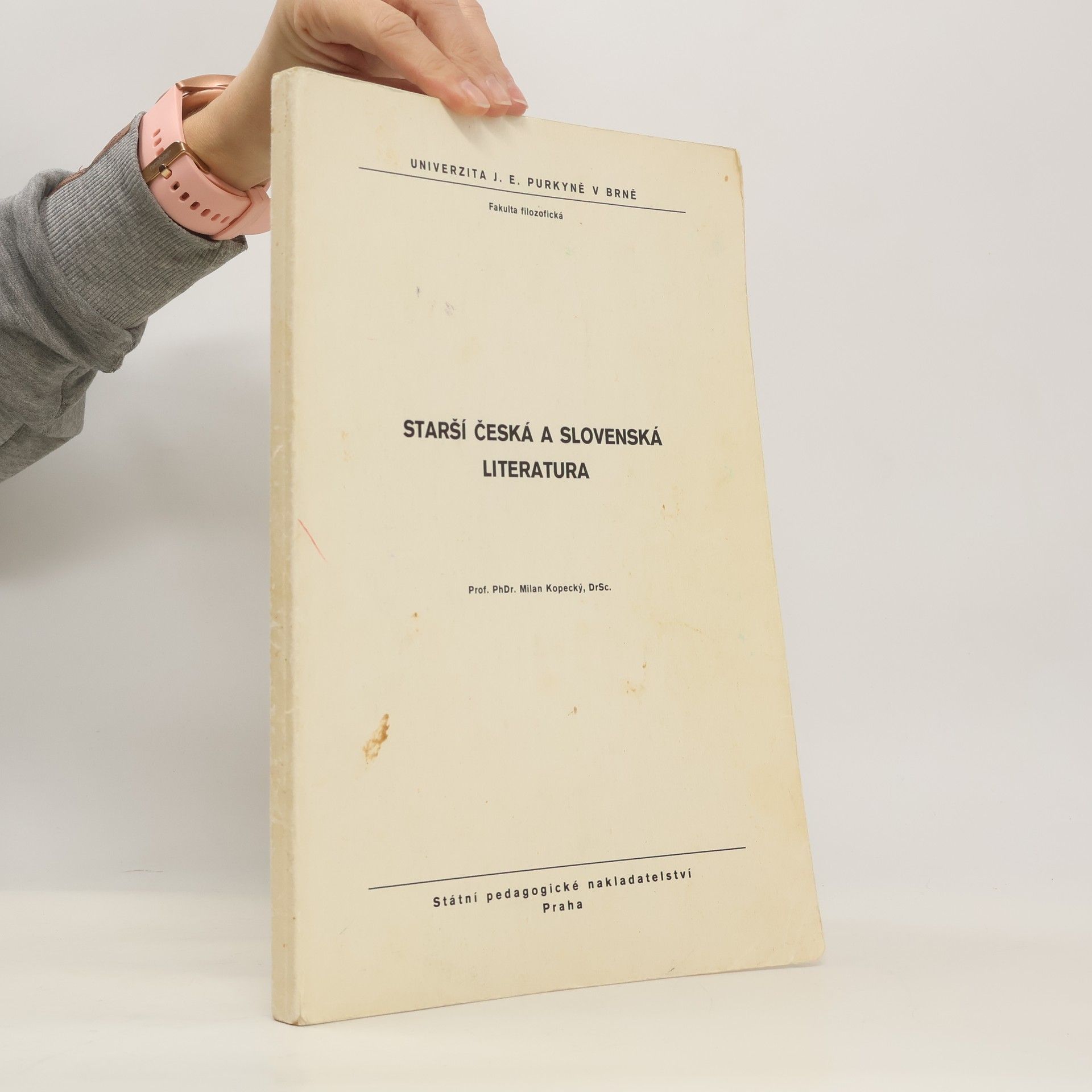 Milan Kopecký Starší česká a slovenská literatura