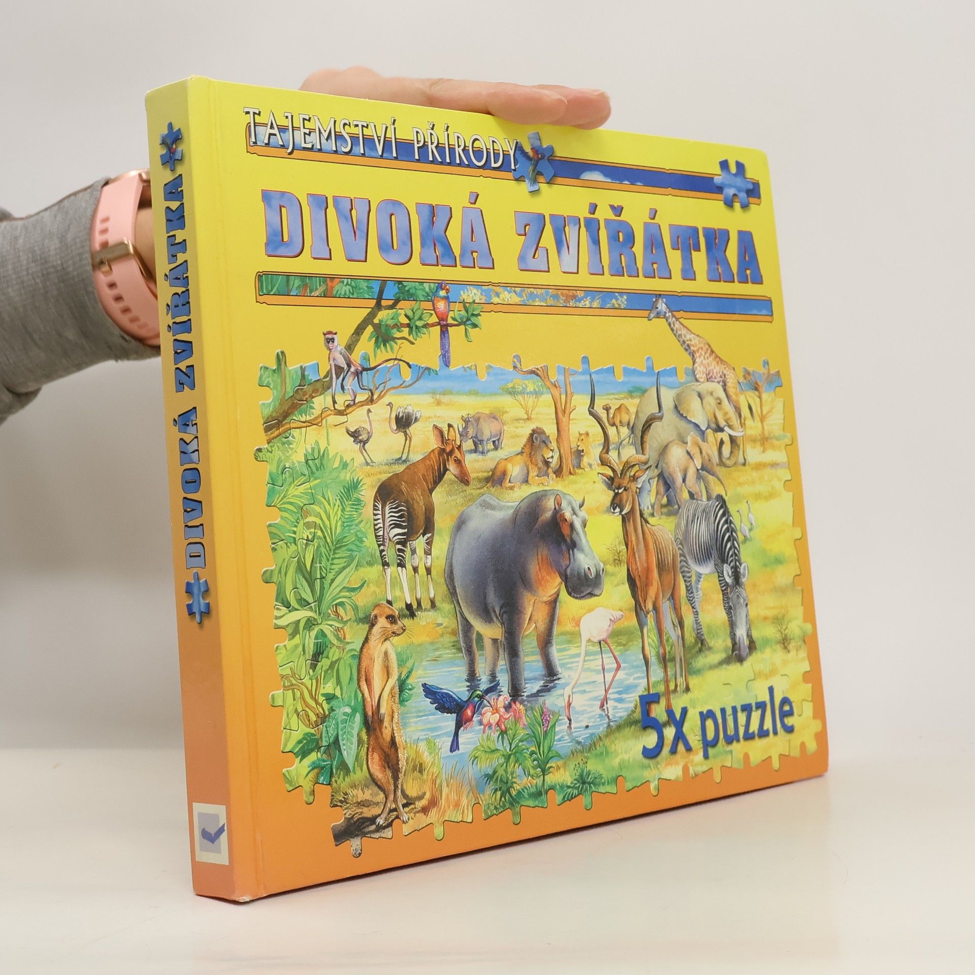 Auteurscollectief Divoká zvířátka. 5x puzzle
