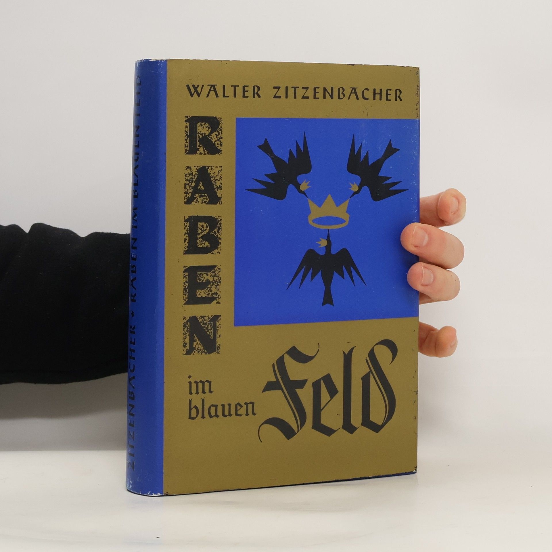 Walter Zitzenbacher Raben im blauen Feld