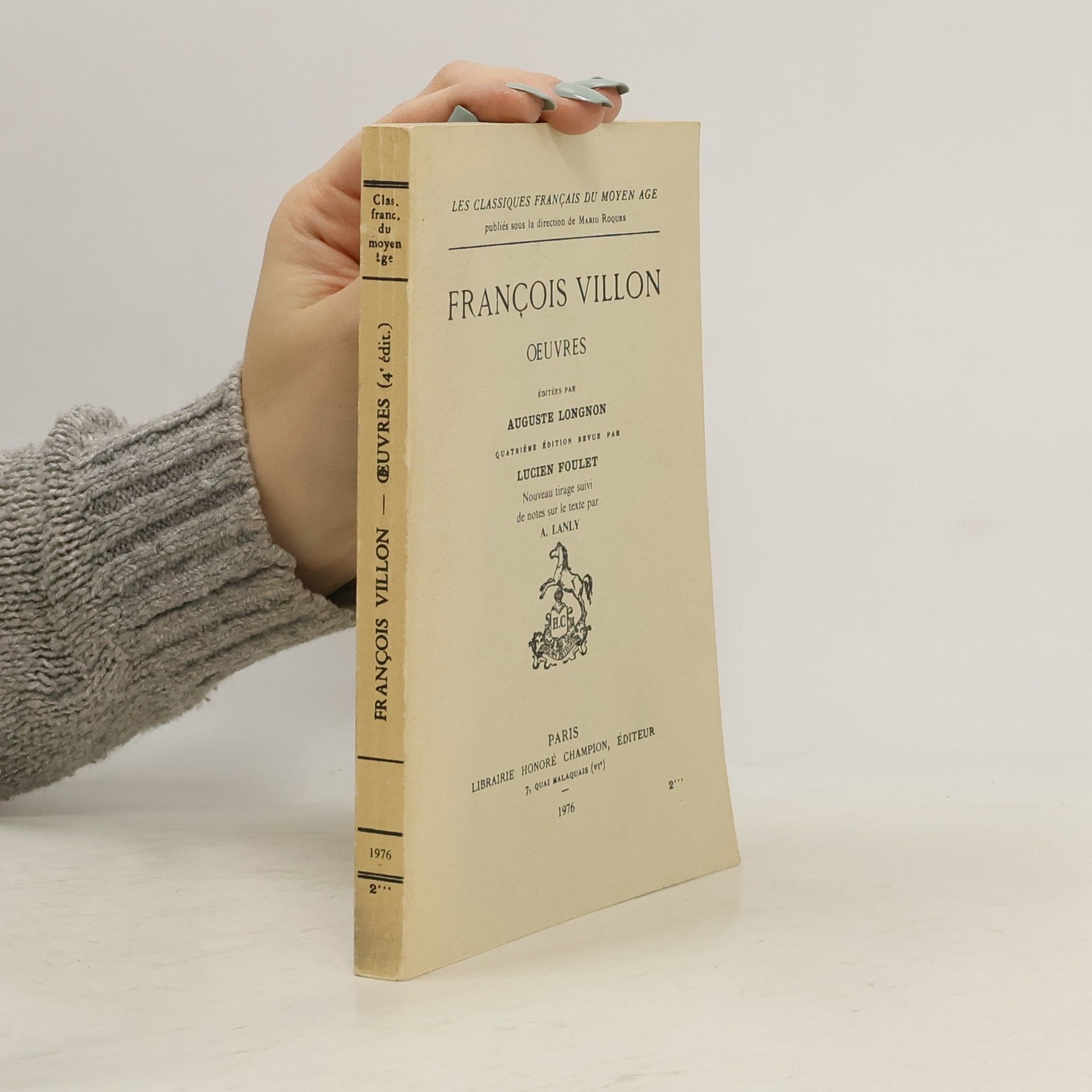 Auguste Longnon François Villon OEuvres