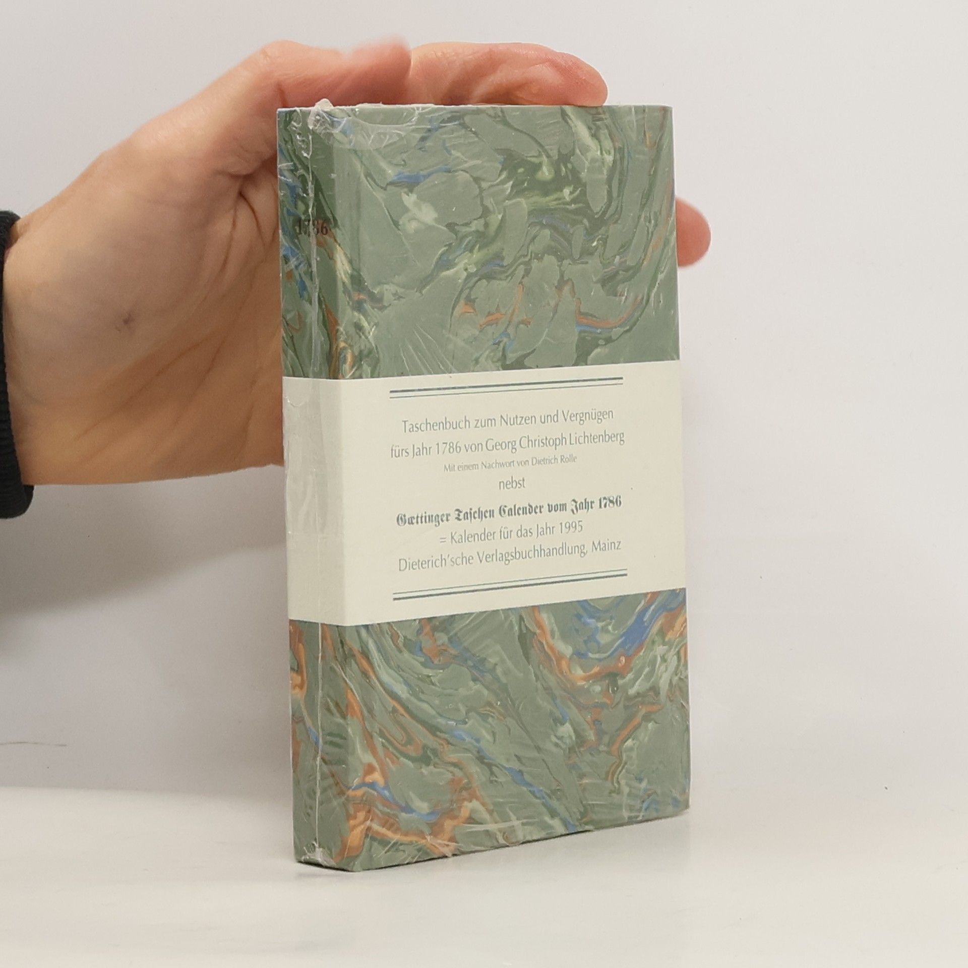 Georg Christoph Lichtenberg Taschenbuch zum Nutzen und Vergnügen fürs Jarh 1786