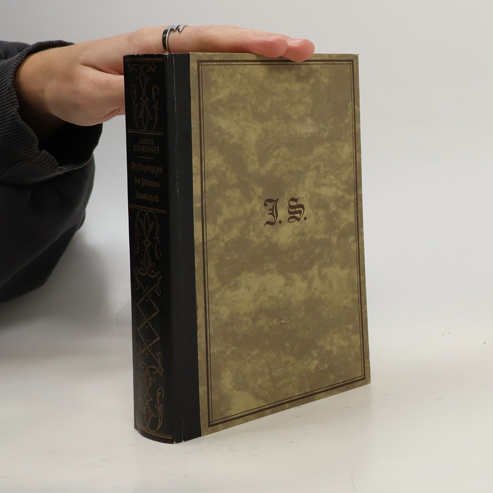 Jakob Schaffner Die Jünglingszeit des Johannes Schattenhold