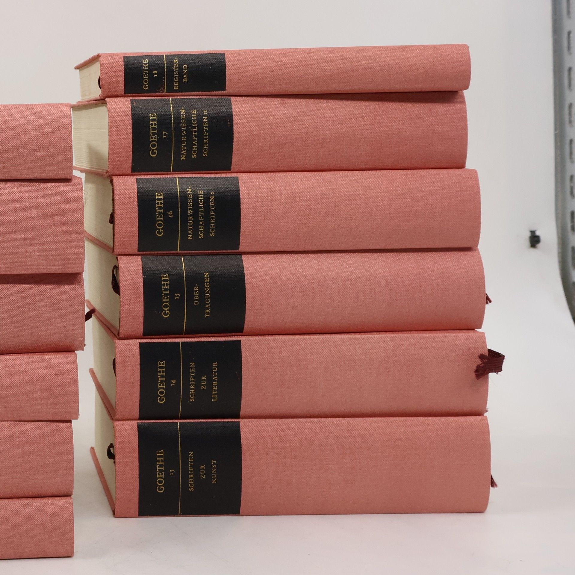 Johann Wolfgang von Goethe Sämtliche Werke in 18 Bänden