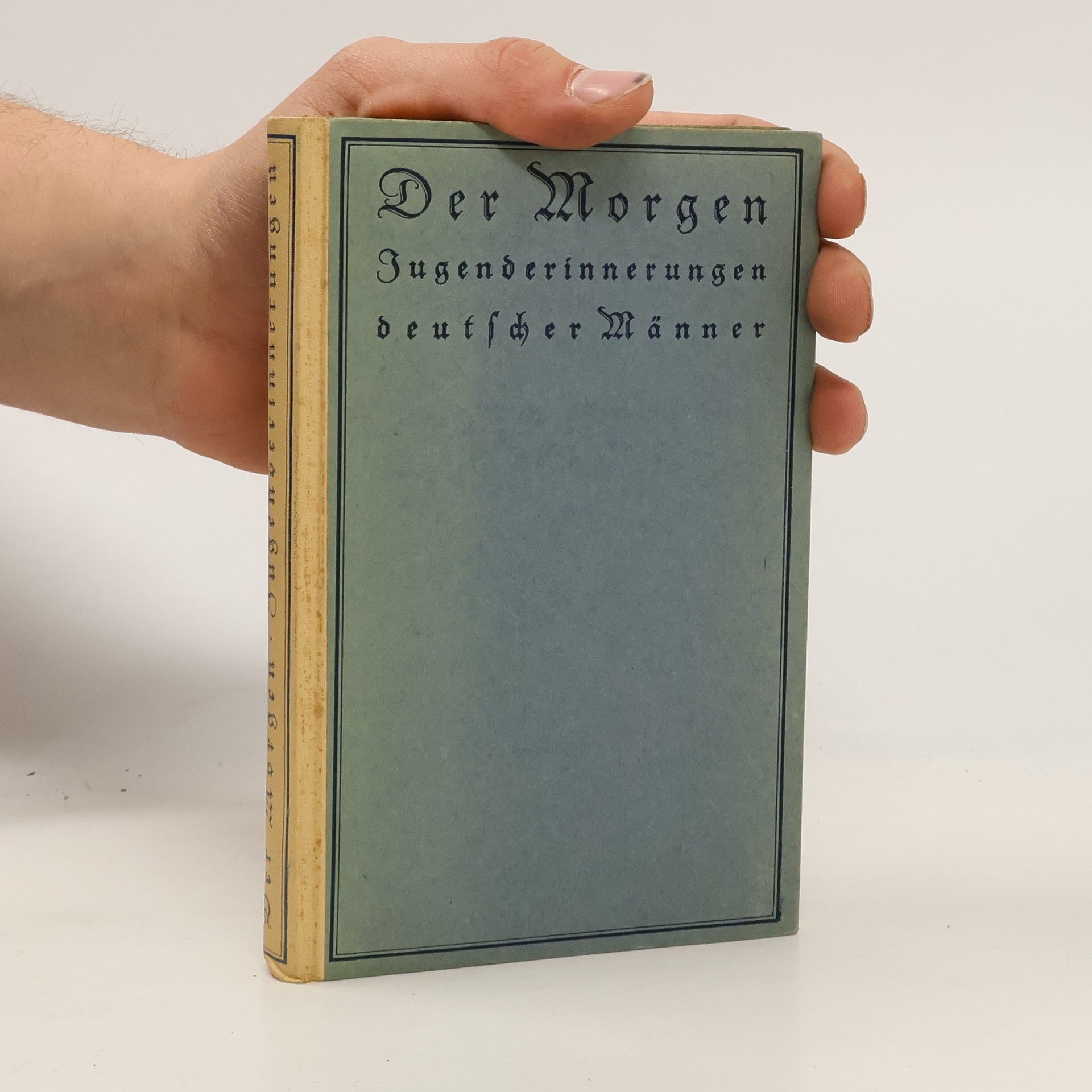 Collectif d'auteurs Der Morgen. Jugenderinnerungen deutscher Männer