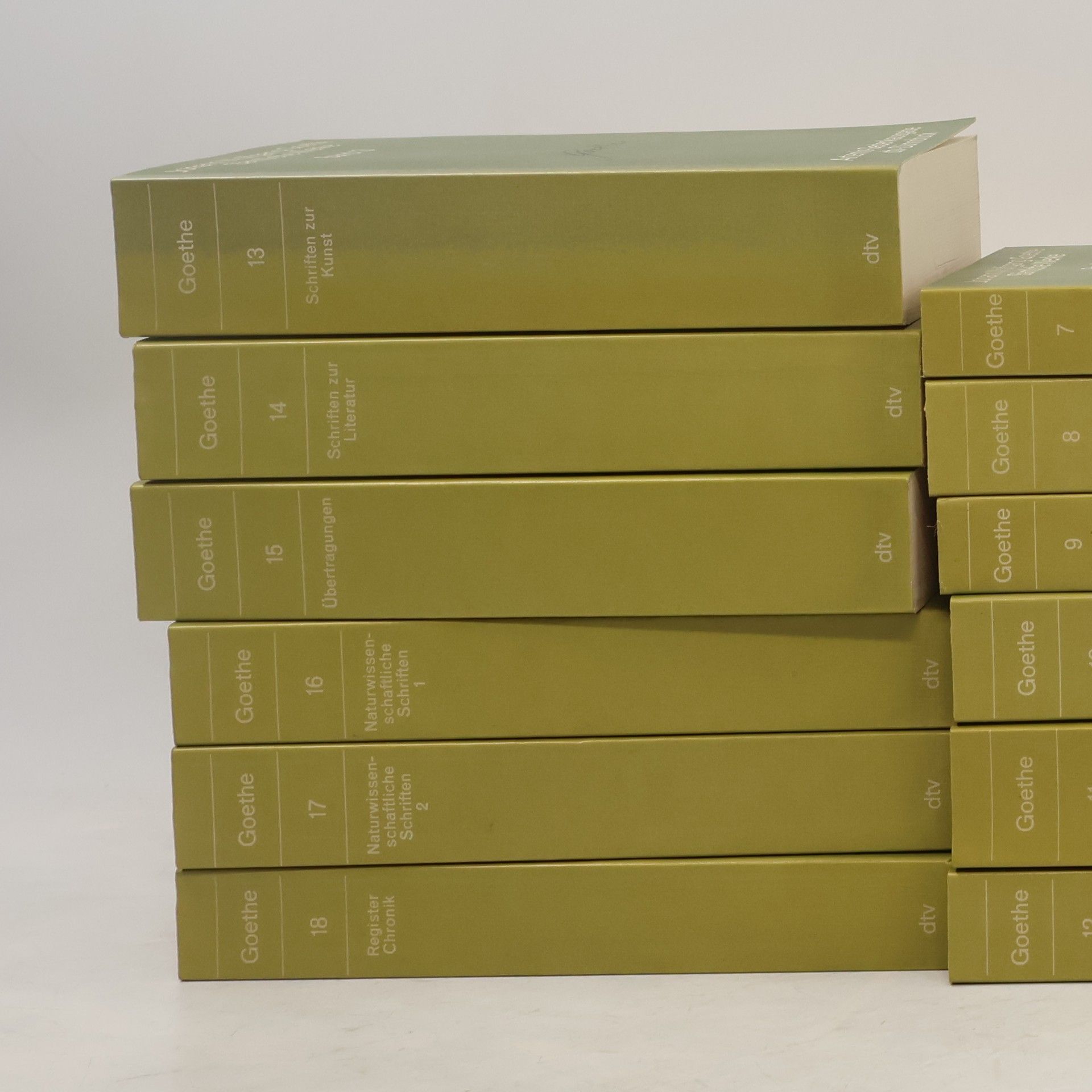 Johann Wolfgang von Goethe Sämtliche Werke in 18 Bänden