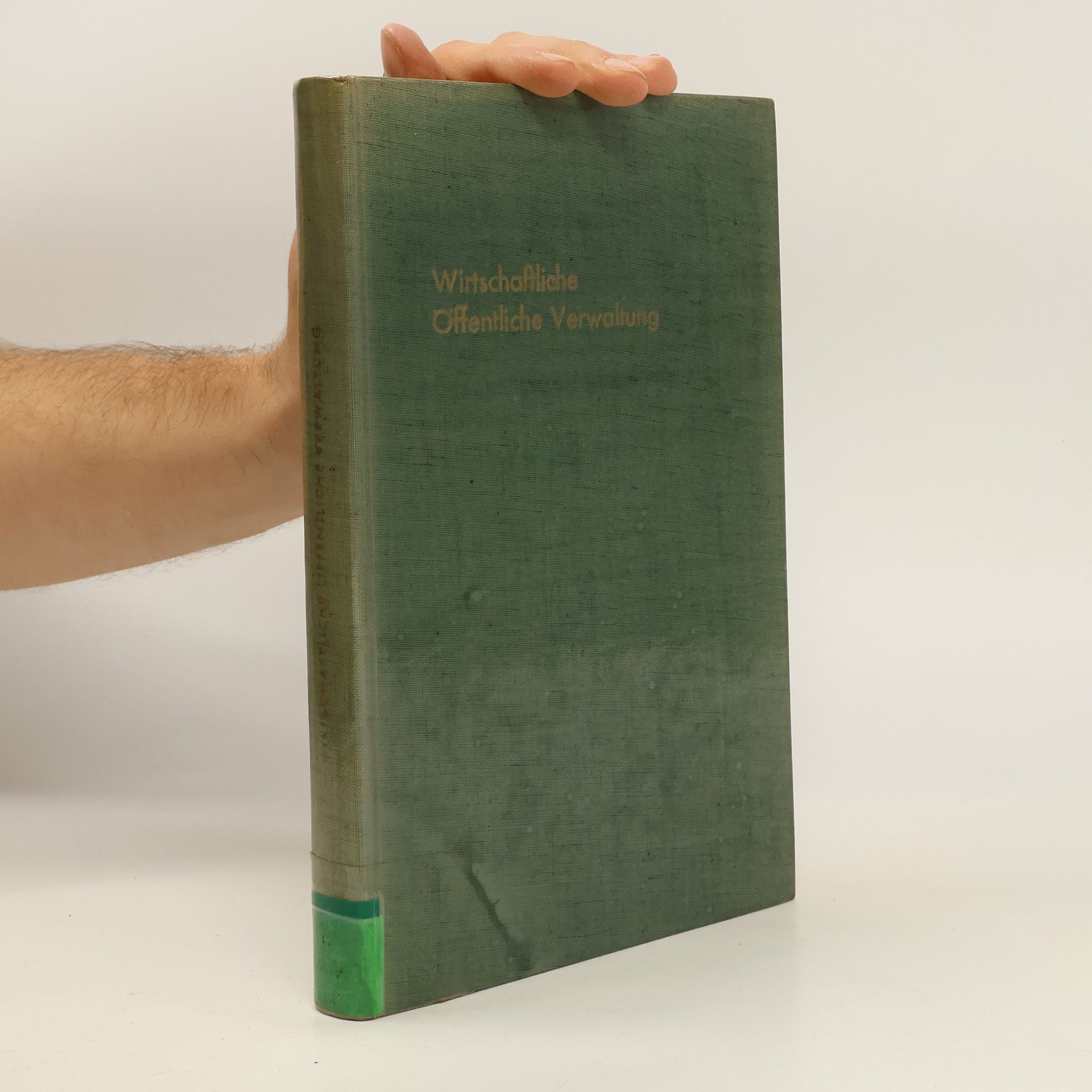 Reinhard K. J. Badenhoop Wirtschaftliche öffentliche Verwaltung