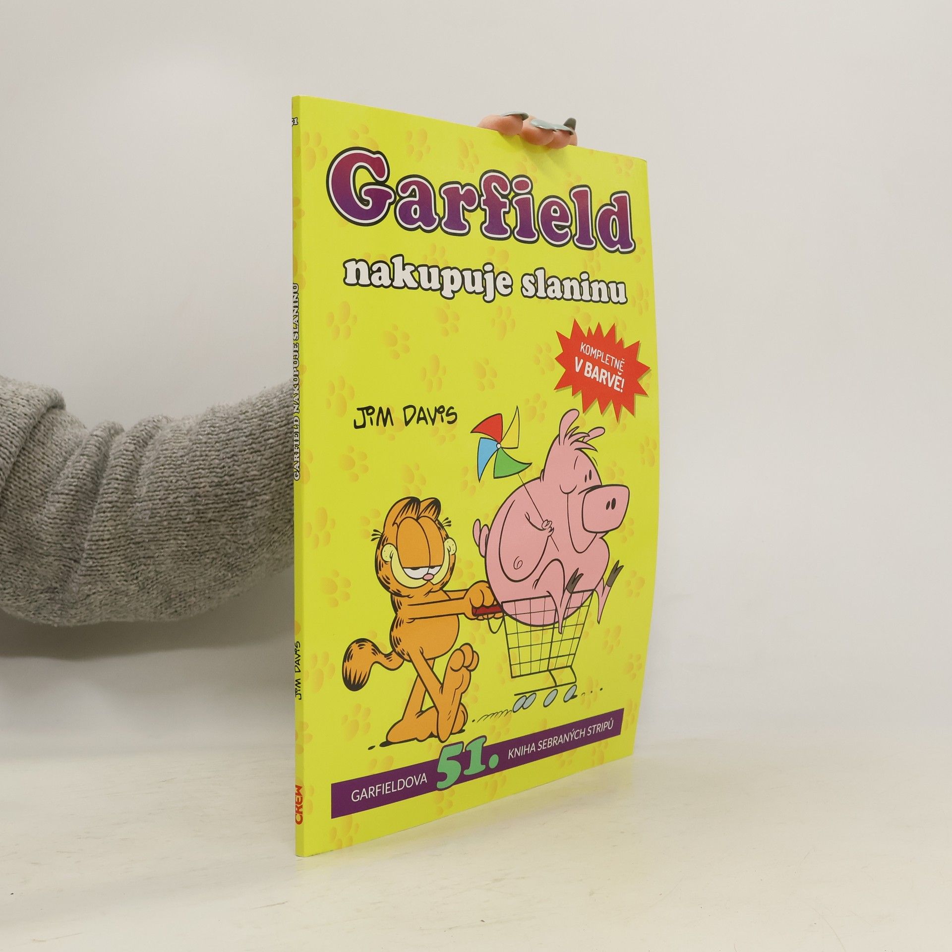 Jim Davis Garfield nakupuje slaninu