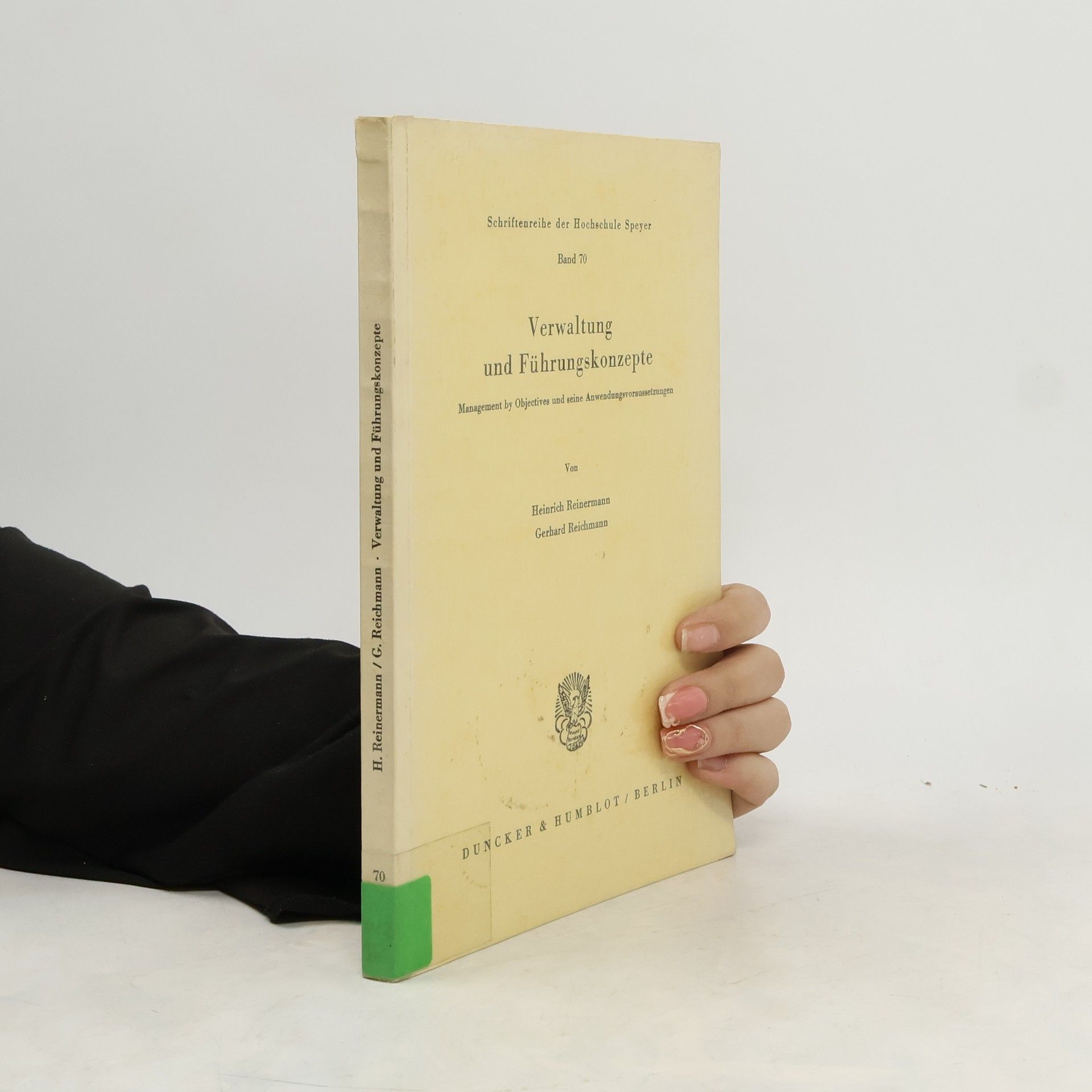 Heinrich Reinermann Verwaltung und Führungskonzepte