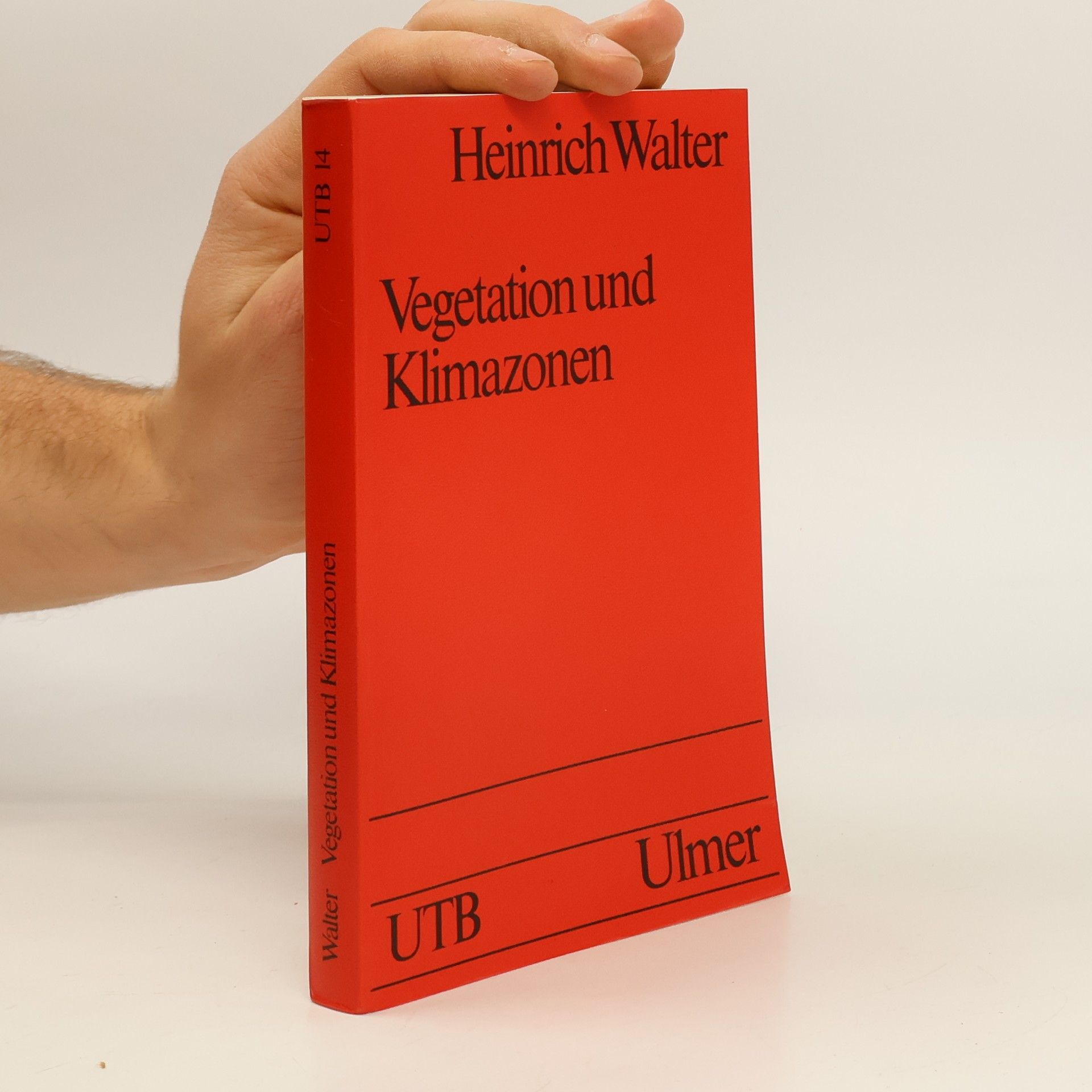 Heinrich Walter Vegetation und Klimazonen