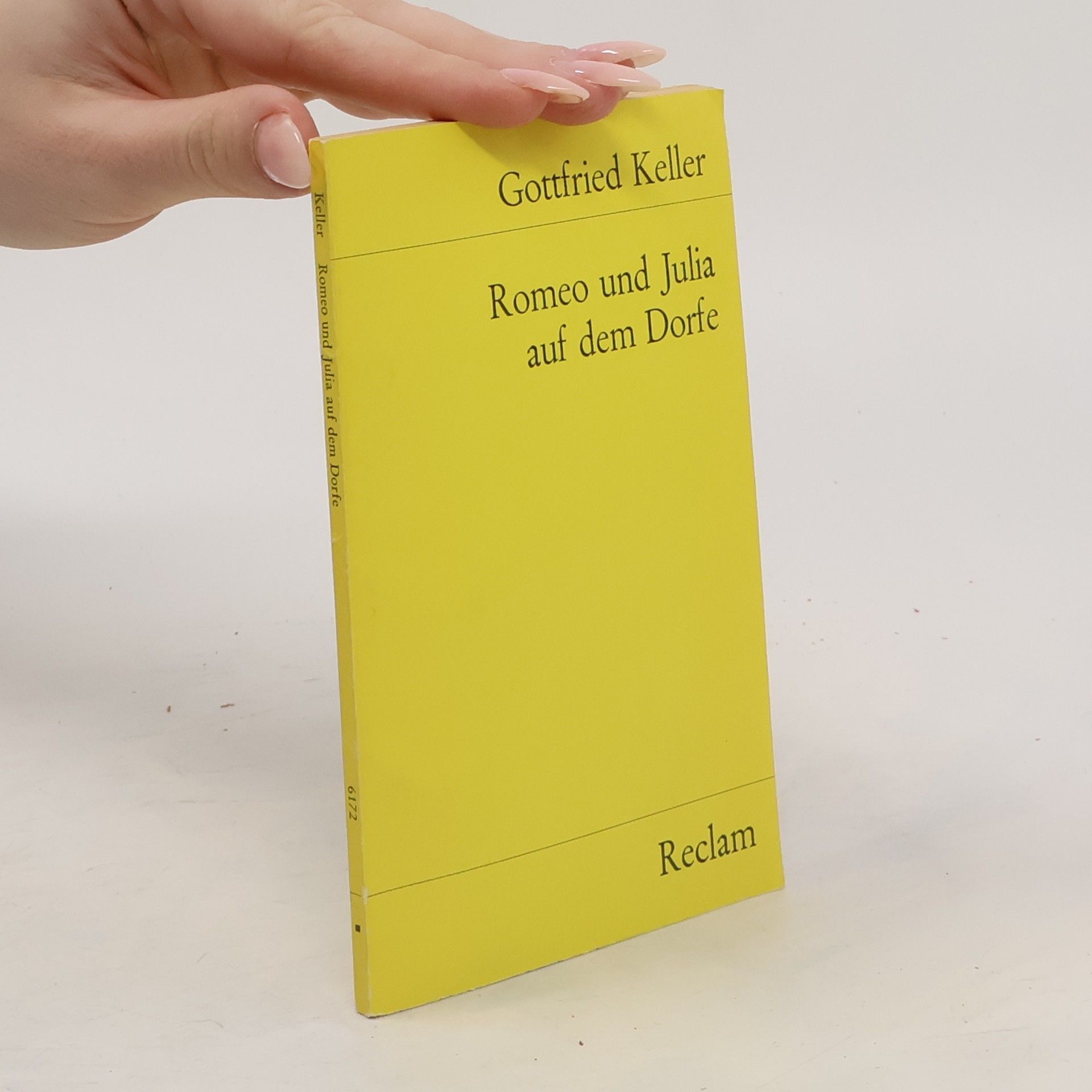 Gottfried Keller Romeo und Julia auf dem Dorfe