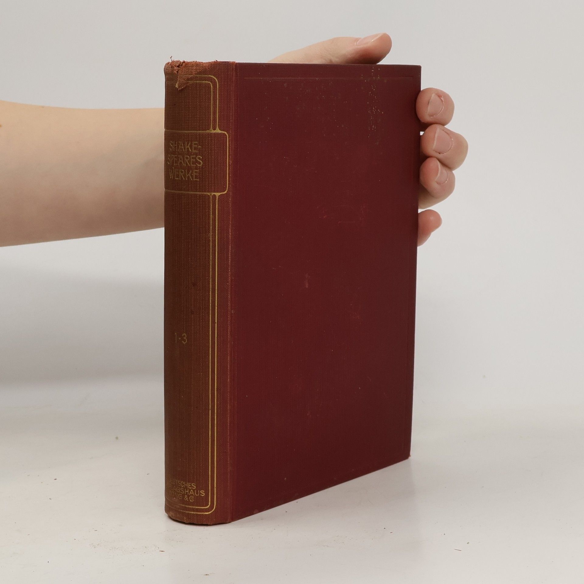 William Shakespeare Shakespeares Werke 1-3