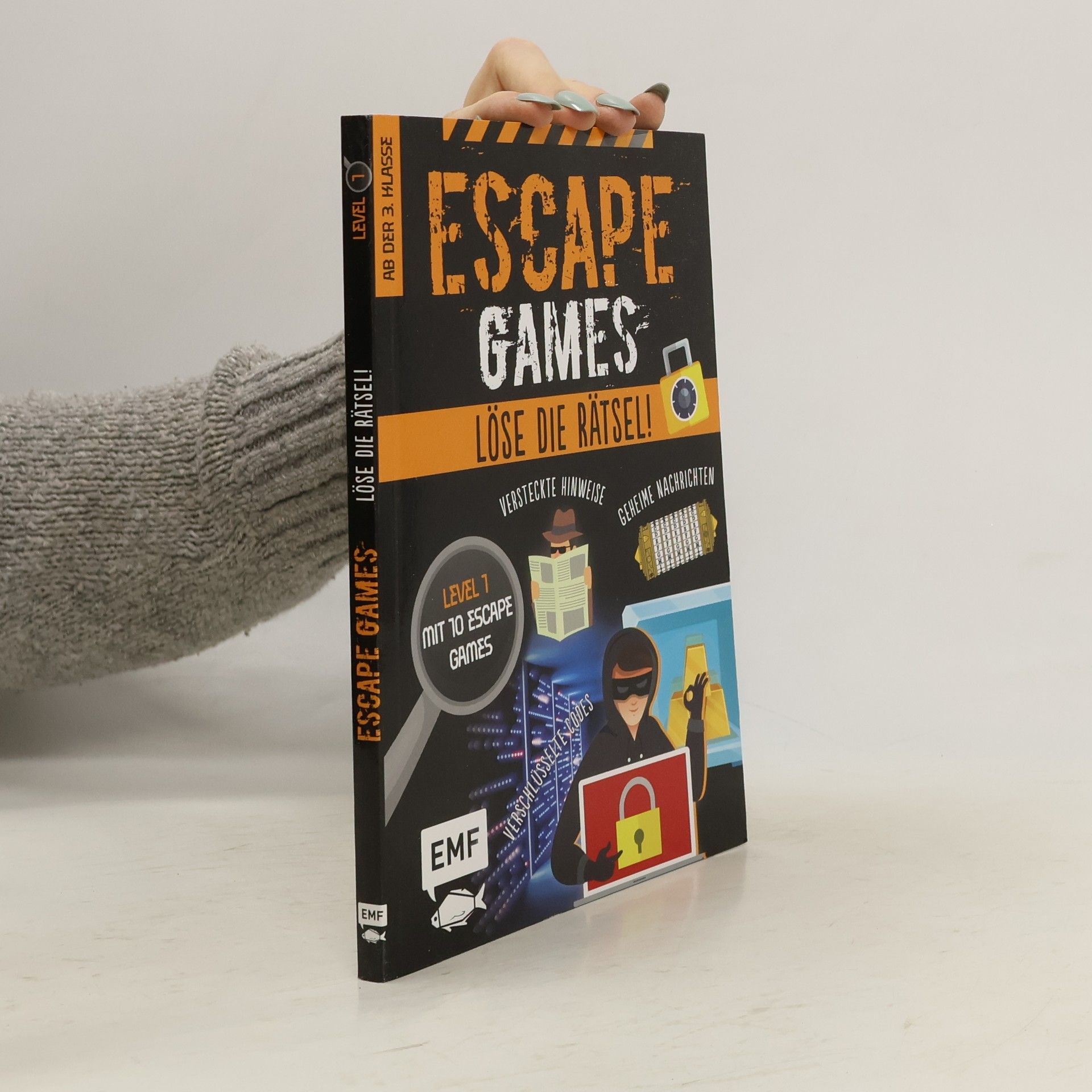 Mathieu Quénée Escape Games Level 1 (orange) - Löse die Rätsel! - 10 Escape Games ab der 3. Klasse