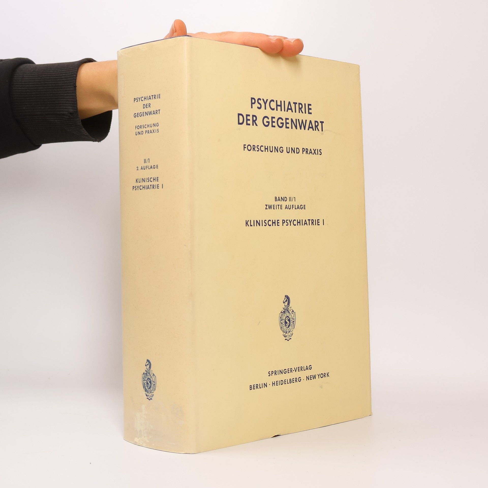 K. P. Kisker Psychiatrie der Gegenwart : Forschung und Praxis. Band II. Teil 1, Klinische Psychiatrie. I