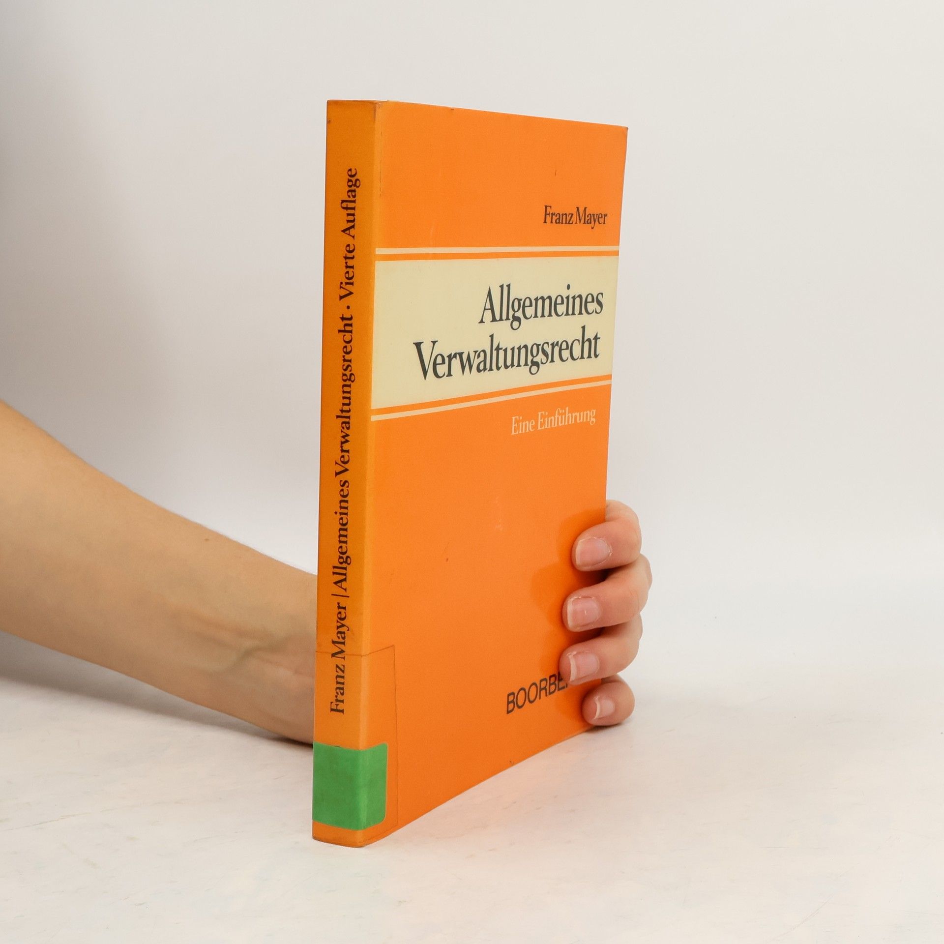 Franz Mayer Allgemeines Verwaltungsrecht