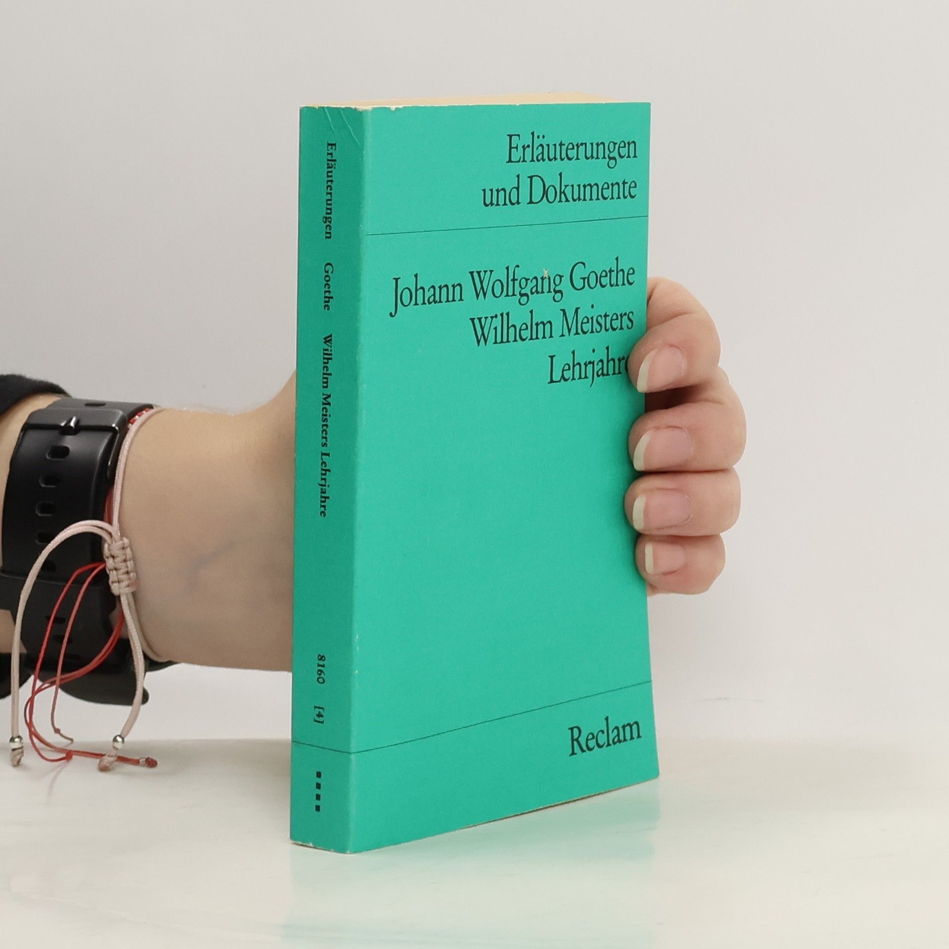 Ehrhard Bahr Johann Wolfgang Goethe, Wilhelm Meisters Lehrjahre