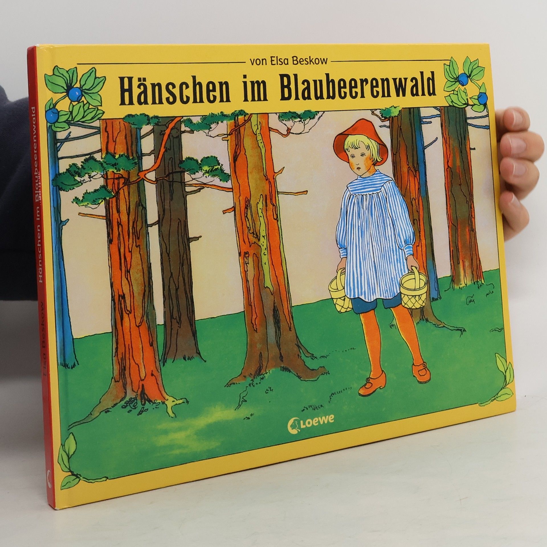 Elsa Beskow Hänschen im Blaubeerenwald