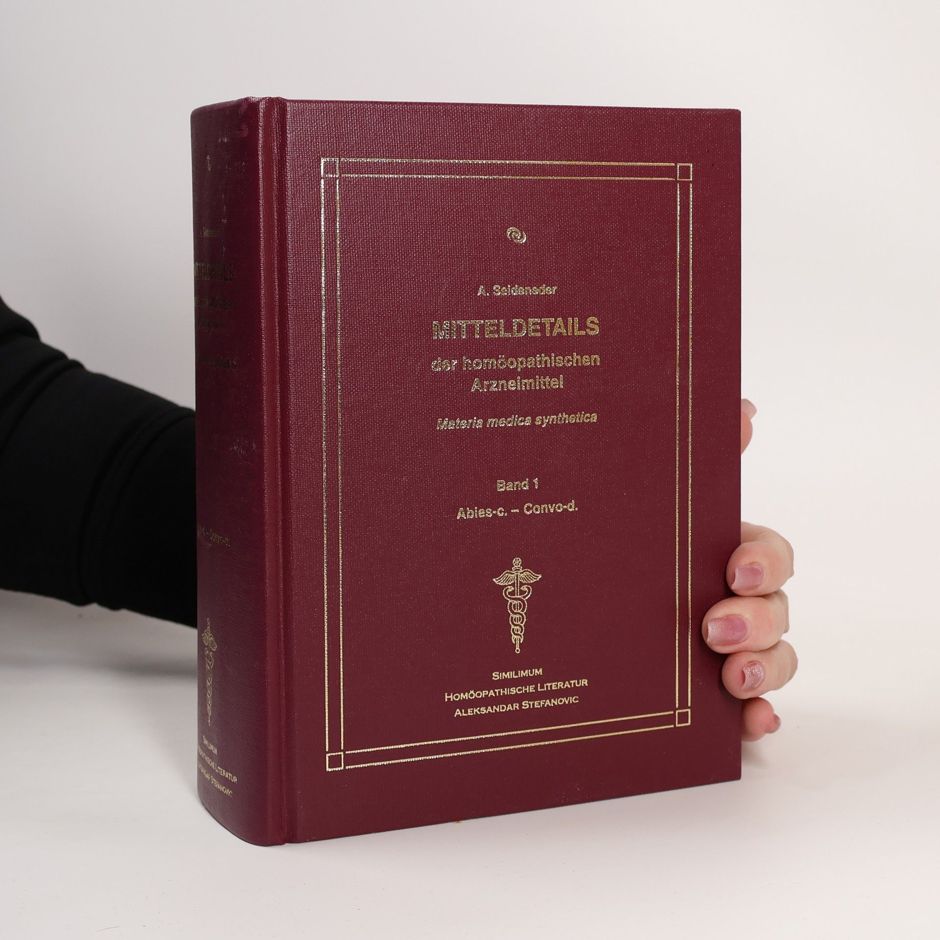 Mitteldetails der homöopathischen Arzneimittel 1