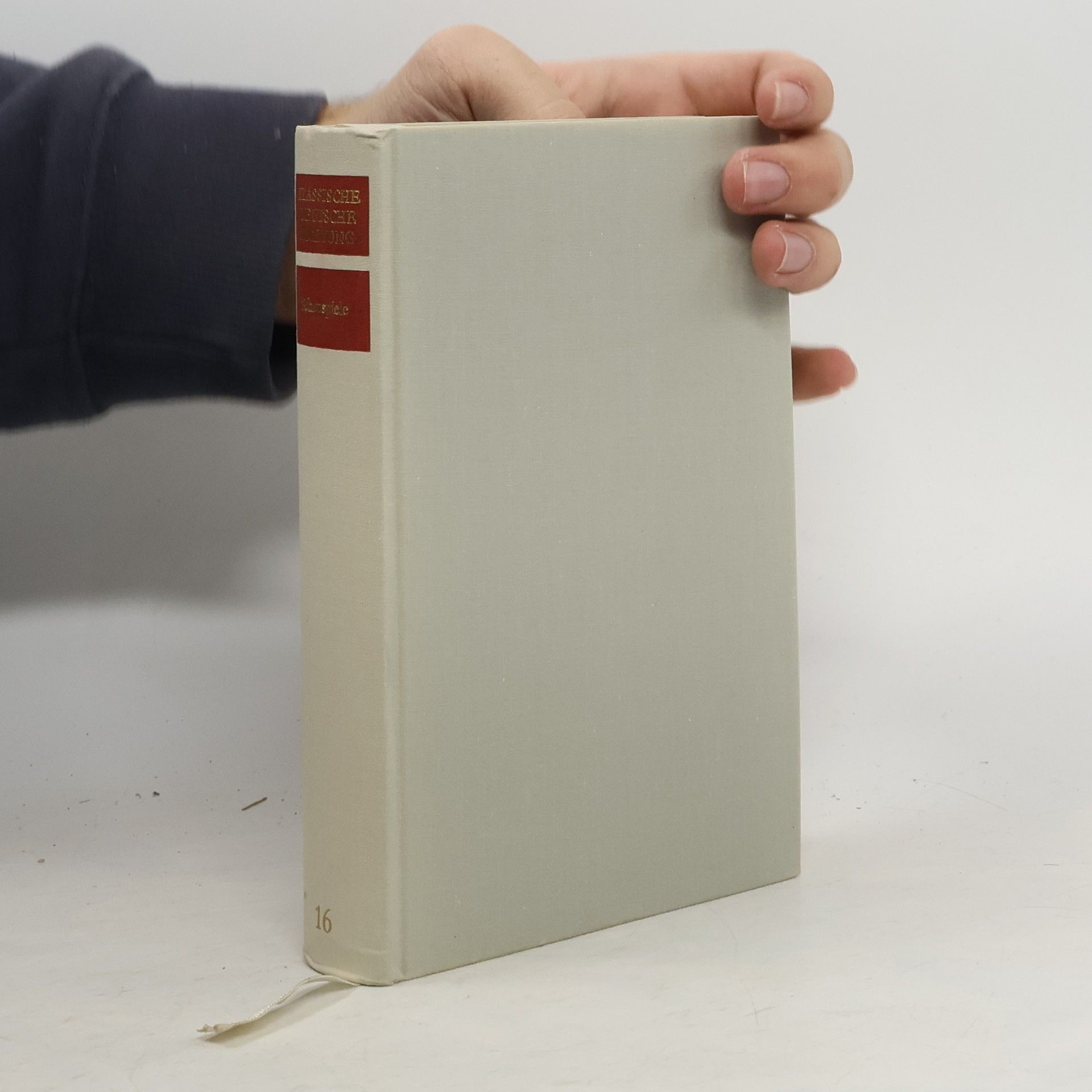 Benno von Wiese Klassische Deutsche Dichtung. Band 16