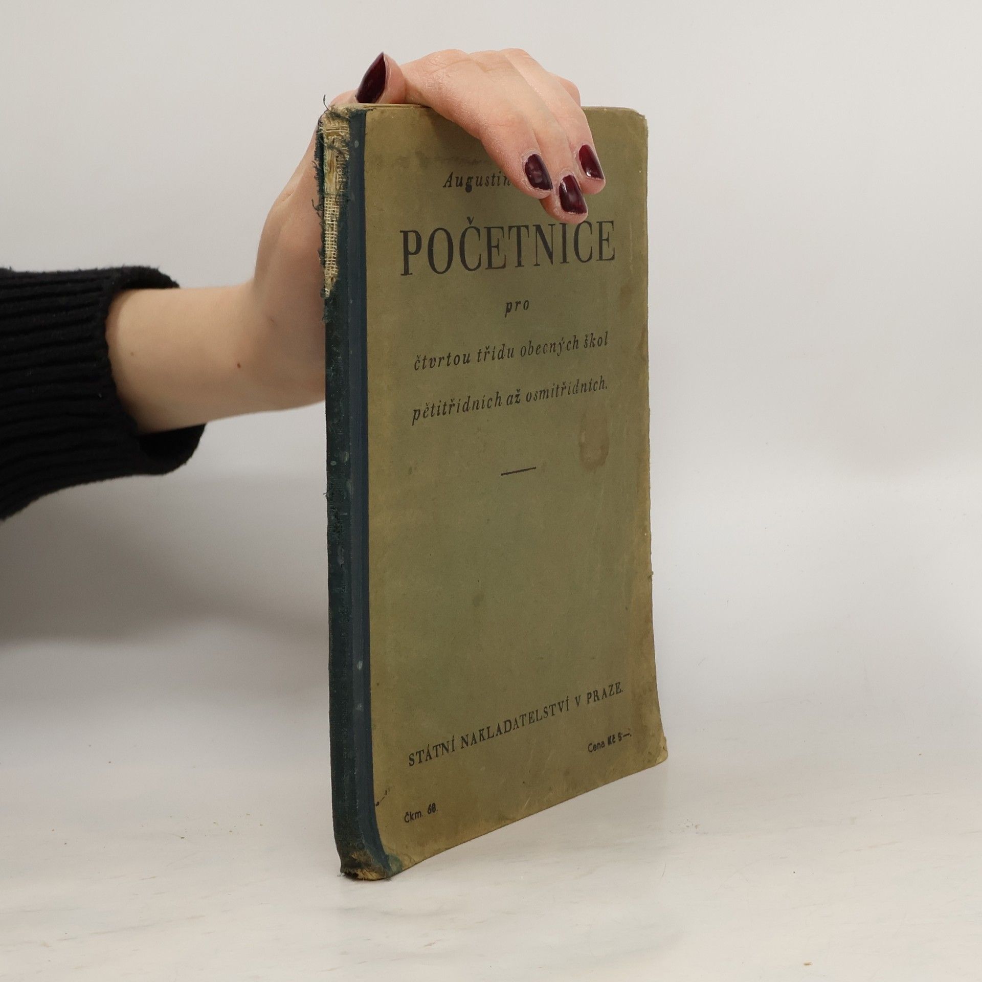 Početnice pro čtvrtou třídu obecných škol pětitřídních až osmitřídních