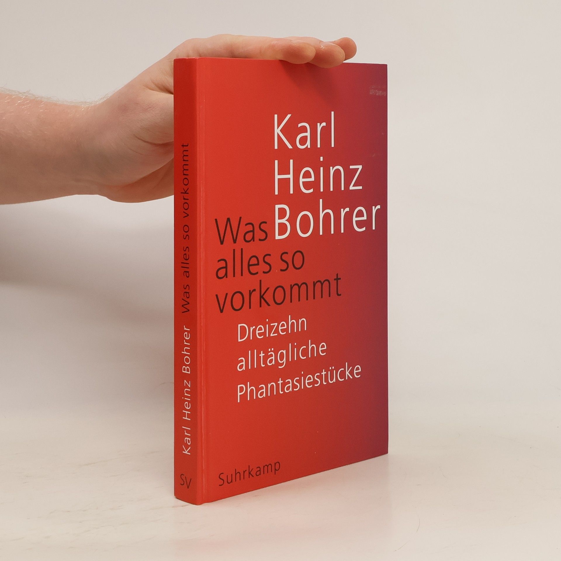 Karl Heinz Bohrer Was alles so vorkommt