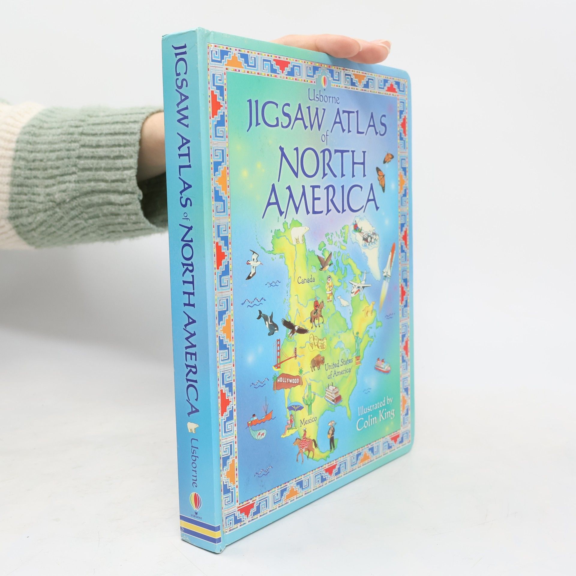 Craig Asquith Usborne Jigsaw Atlas of North America
