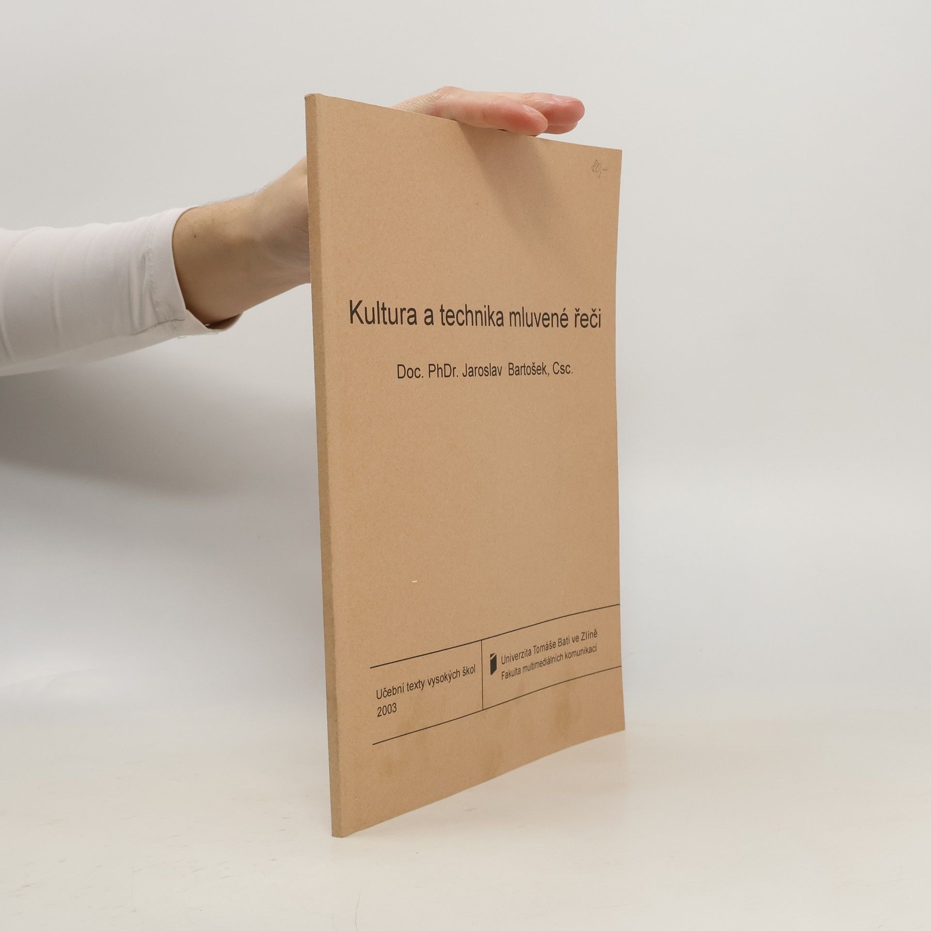 Kultura a technika mluvené řeči