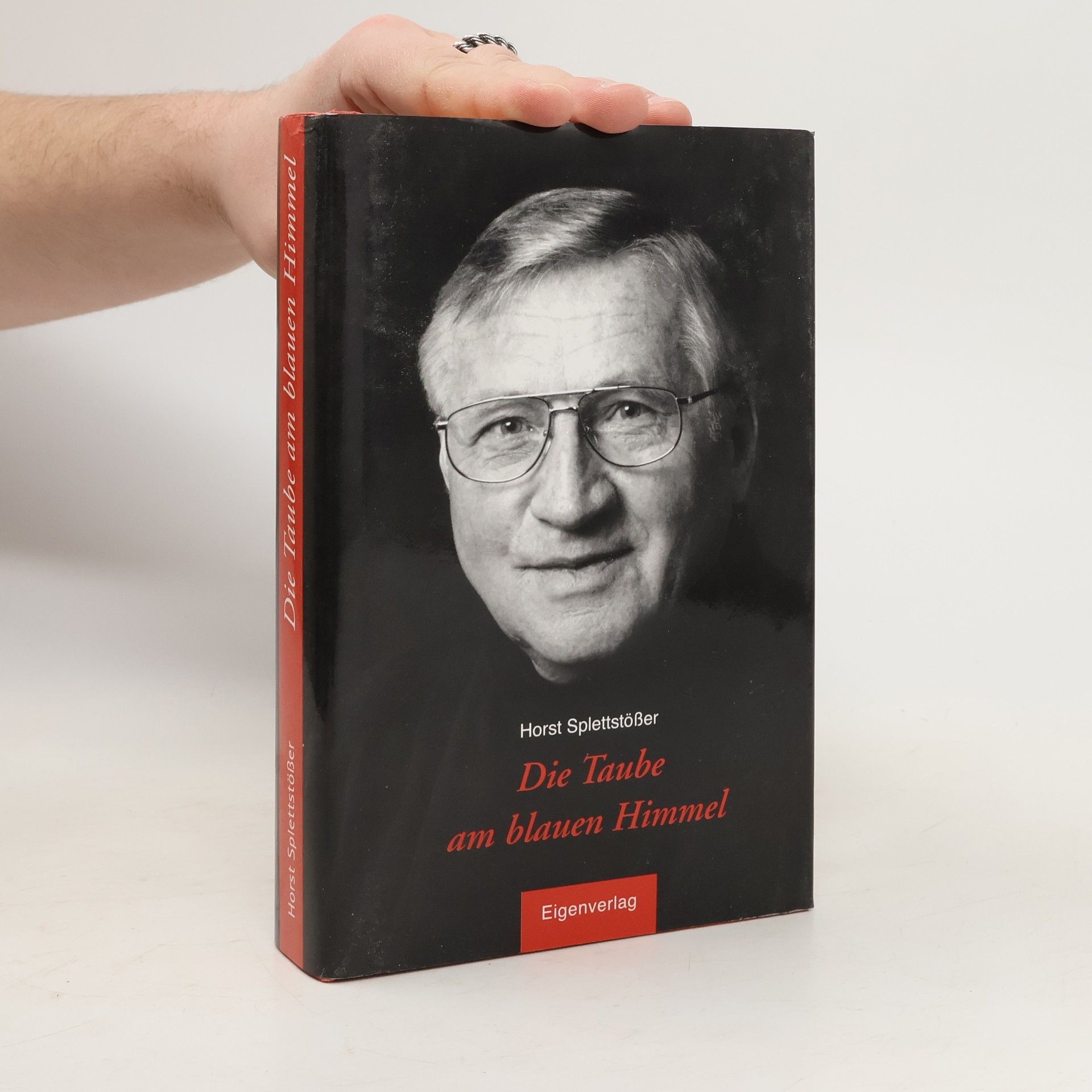 Die Taube am blauen Himmel