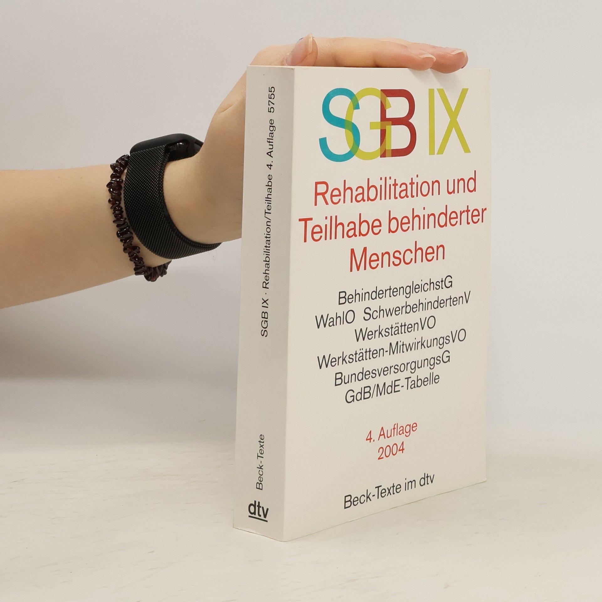 Collectif d'auteurs SGB IX, Rehabilitation und Teilhabe behinderter Menschen
