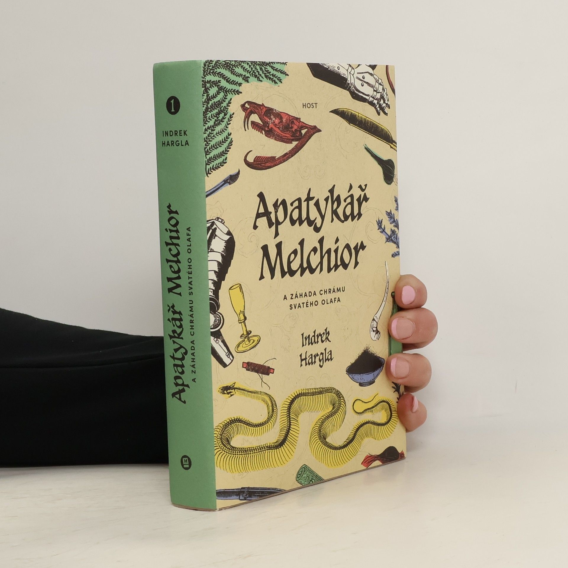 Indrek Hargla Apatykář Melchior a záhada chrámu svatého Olafa