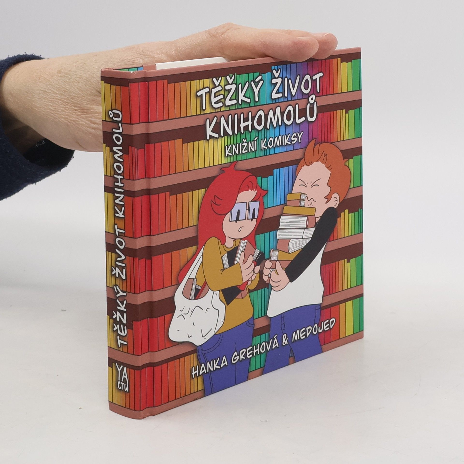 Medojed Těžký život knihomolů : knižní komiksy