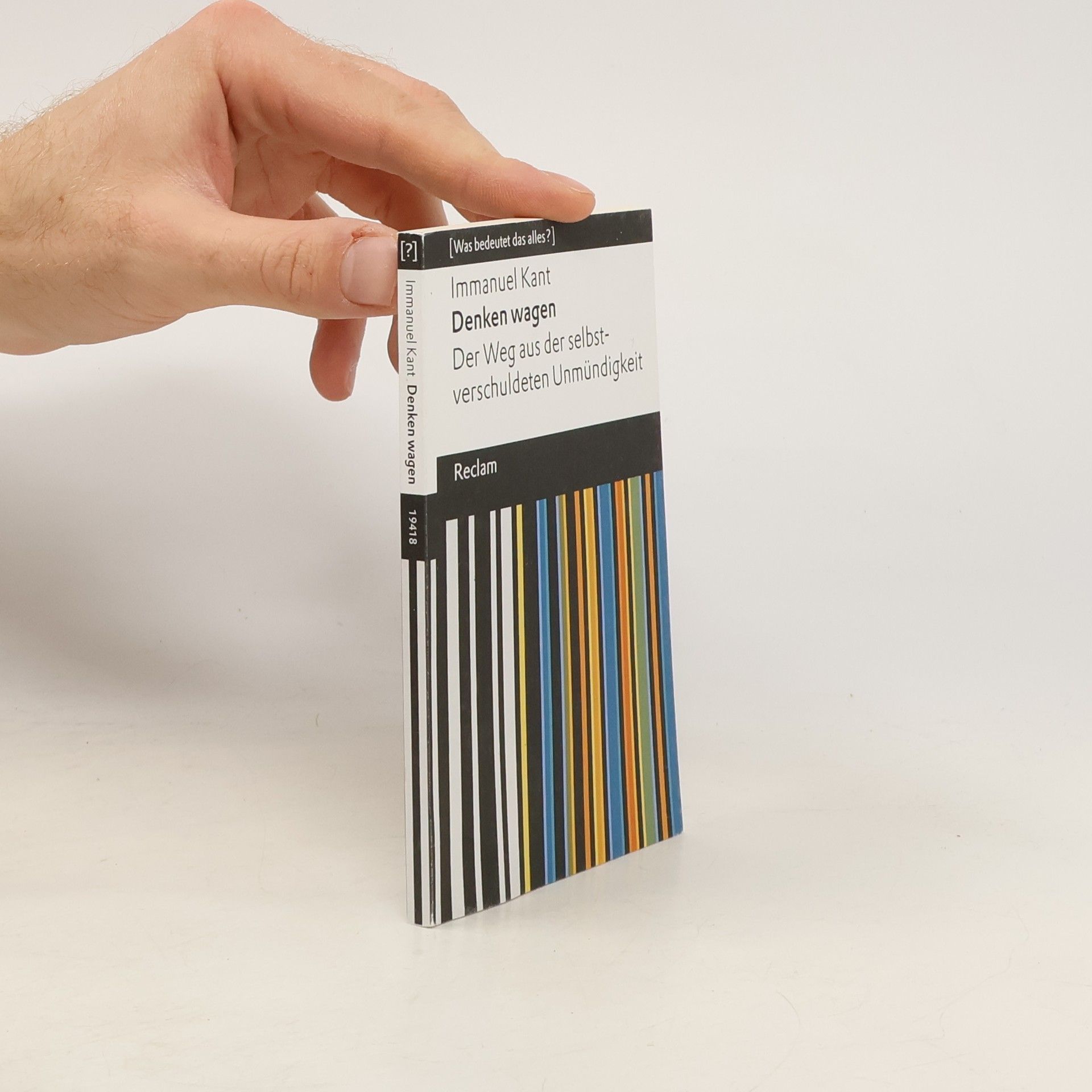 Immanuel Kant Denken wagen